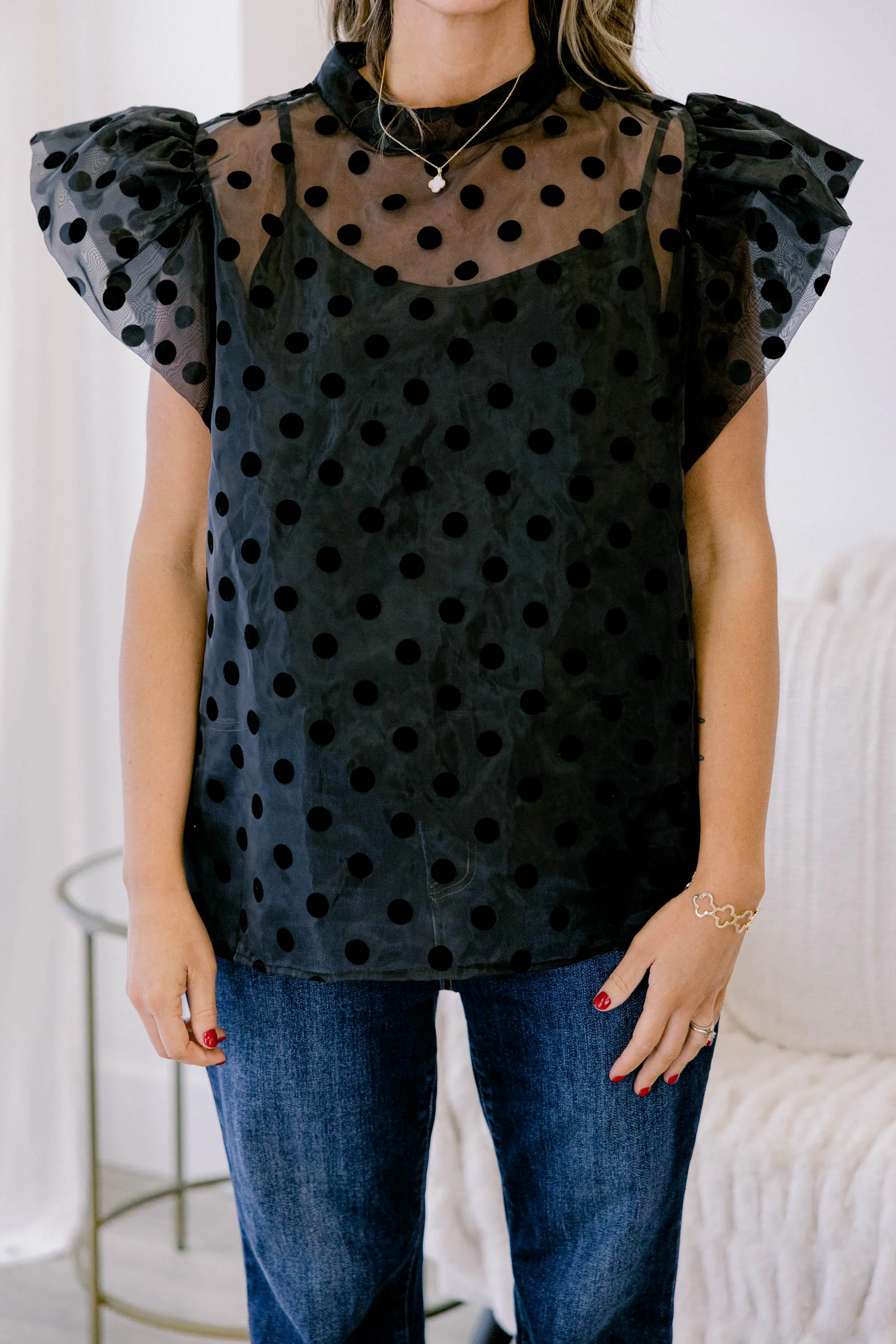 Lost In The World Blouse, Black - Giverhouse