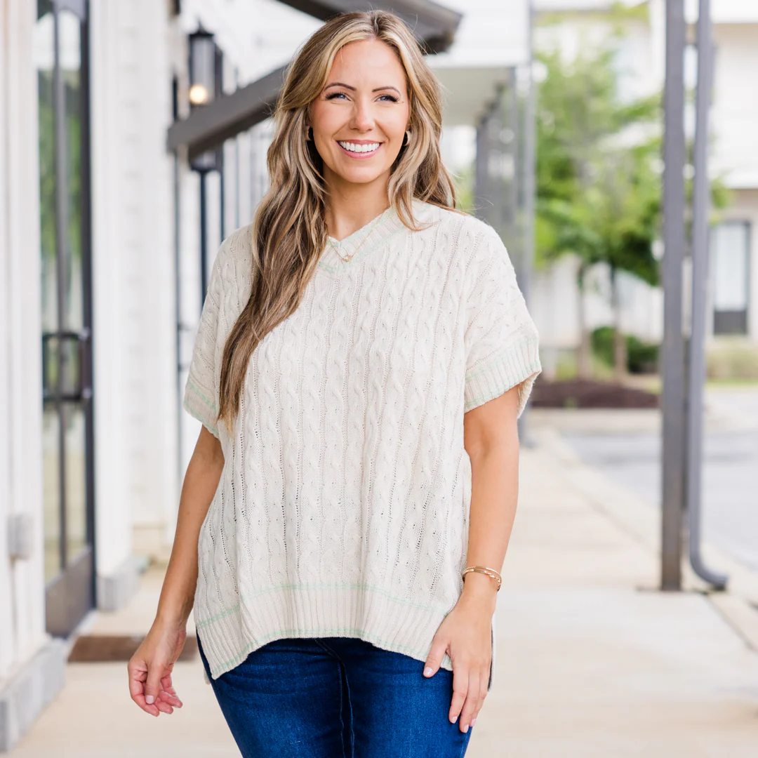 Call Me Later Top, Oatmeal - Giverhouse