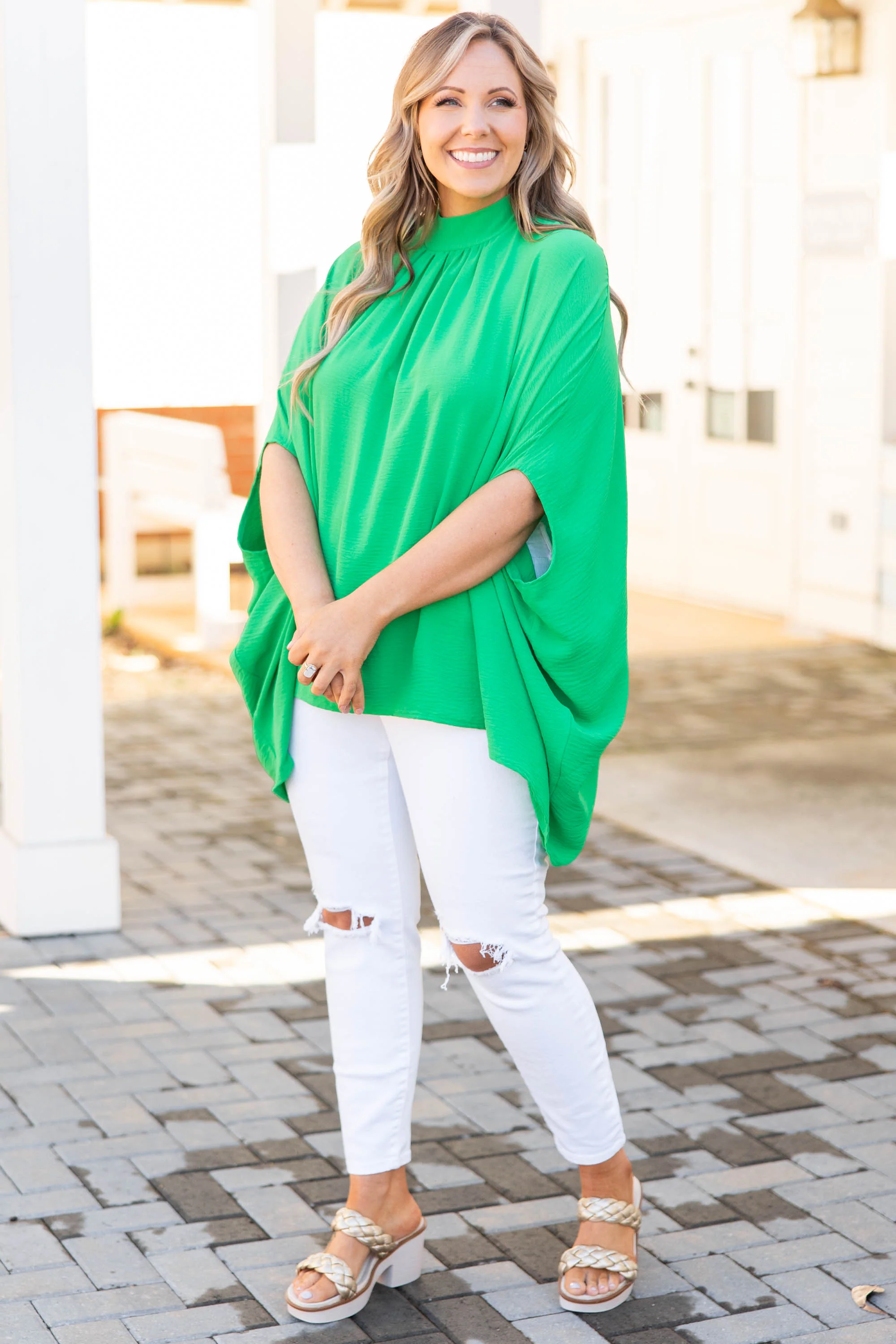 Look Good, Feel Good Top, Ultra Kelly - Giverhouse