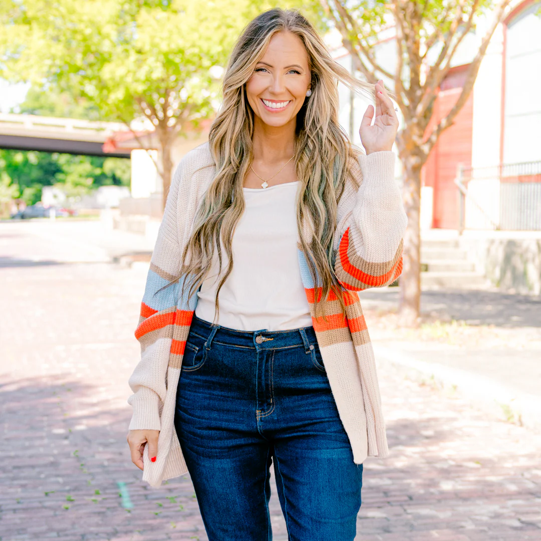 Dreamchaser Cardigan, Brown - Giverhouse