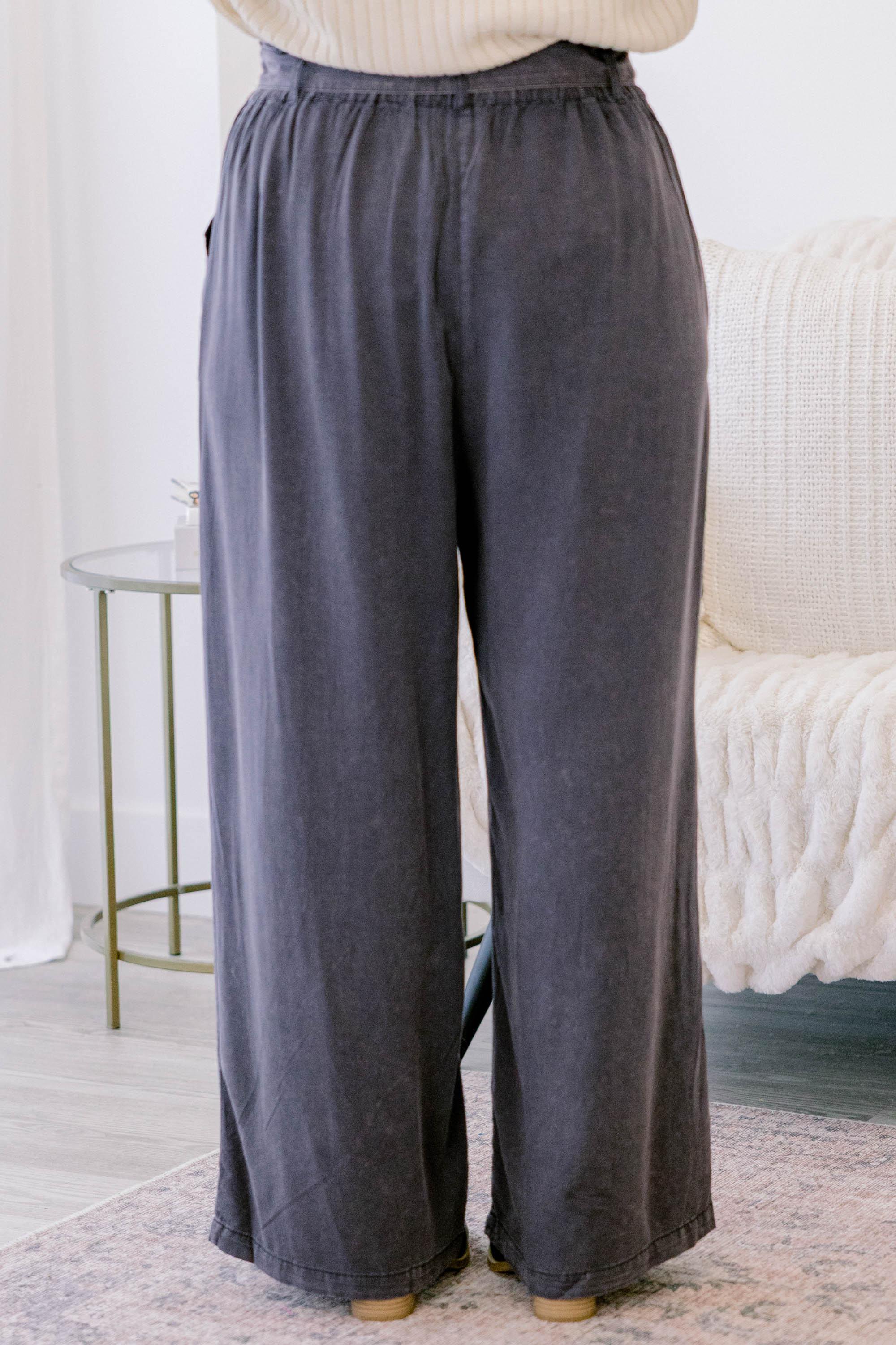 I'll Lead The Way Pants, Charcoal - Giverhouse