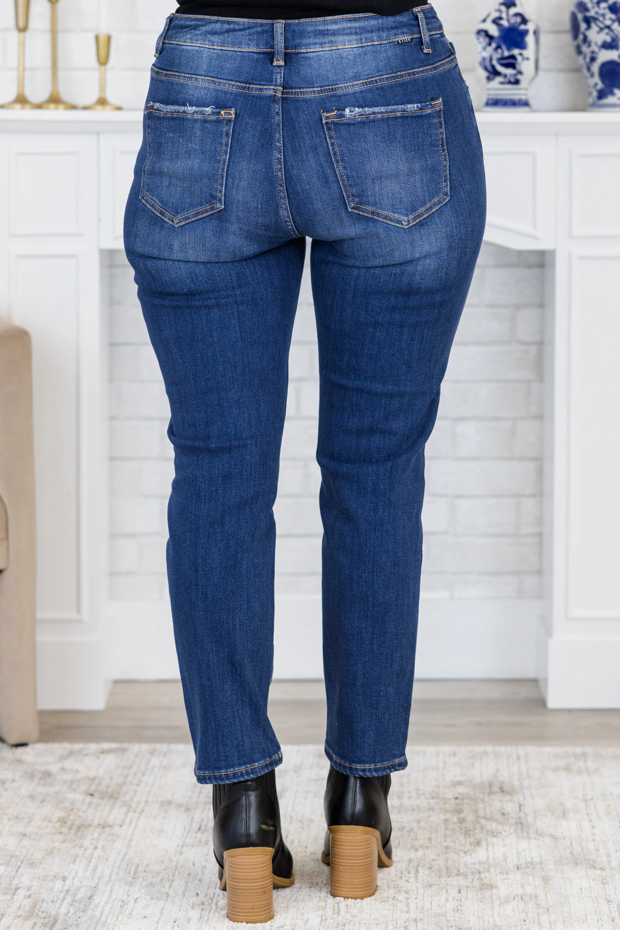 Glimpse Of Tomorrow Jeans, Dark Wash - Giverhouse