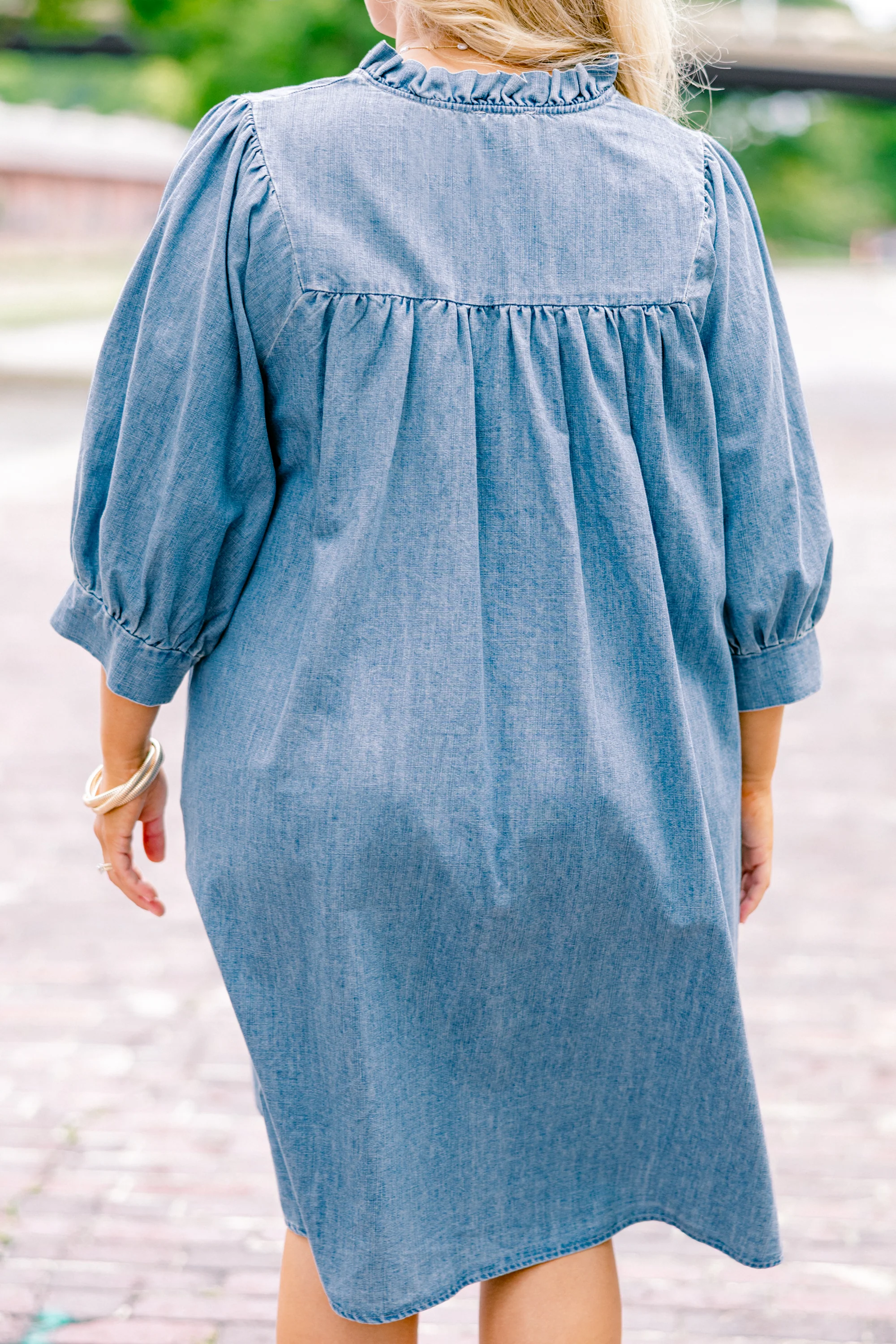 Can't Be Held Down Dress, Blue - Giverhouse