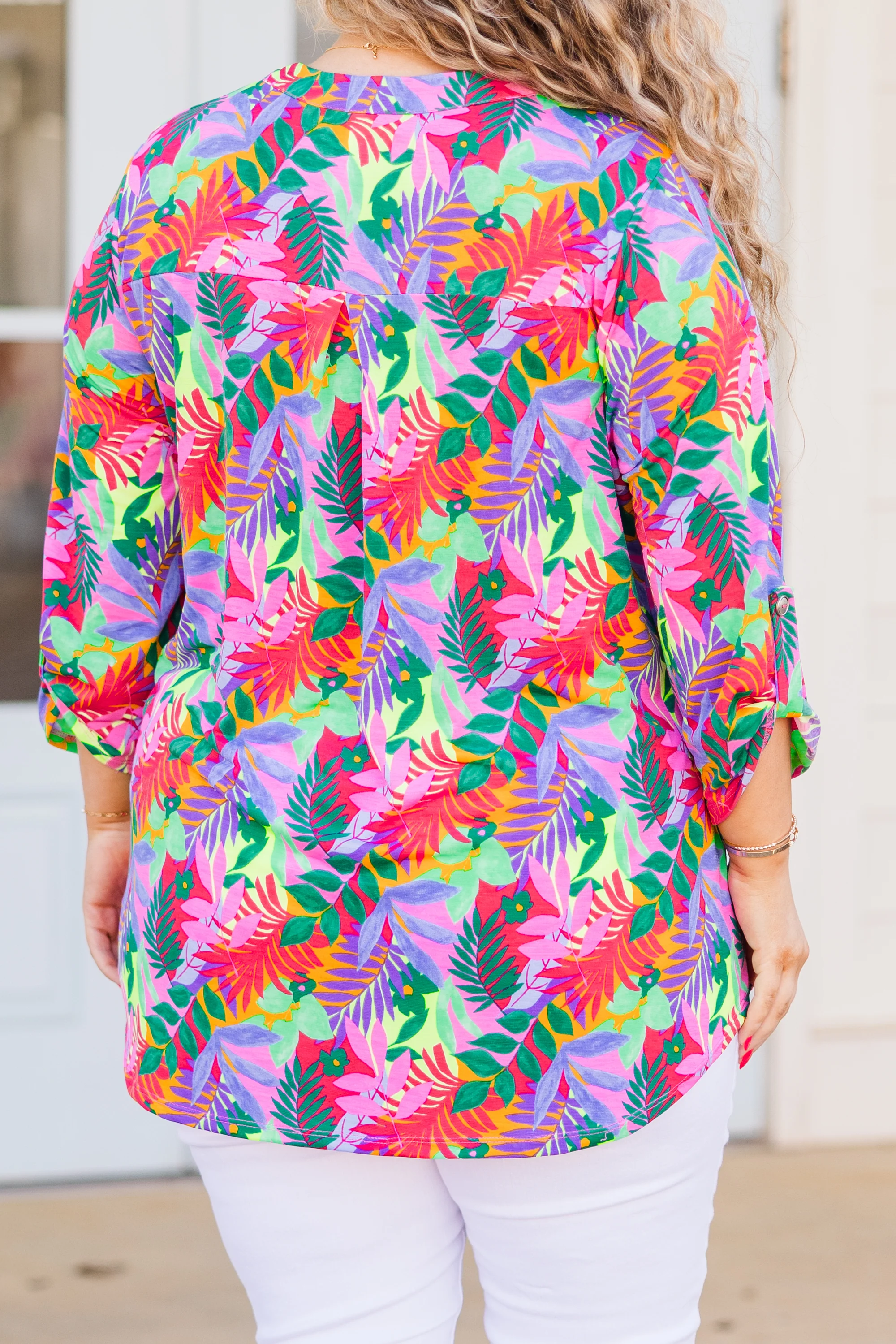 Tropical Treasure Top, Multi - Giverhouse
