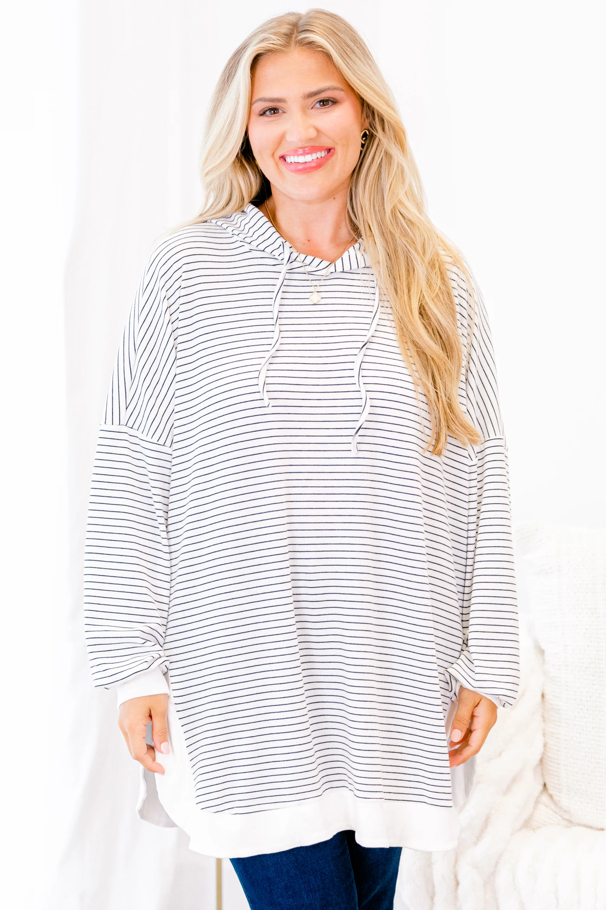 Don't Fall Tonight Hoodie, White - Giverhouse