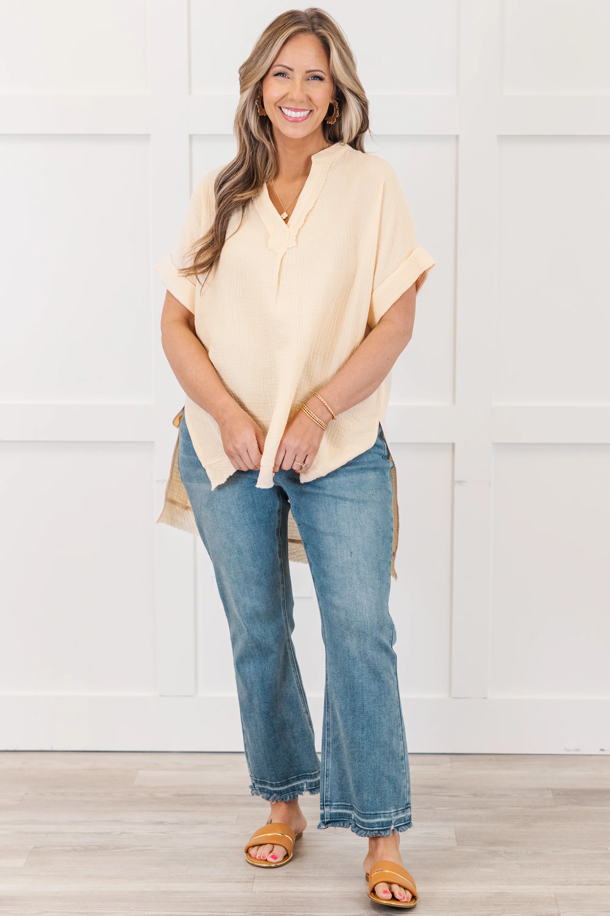 I  ll Keep It Like A Blessing Tunic, Natural - Giverhouse