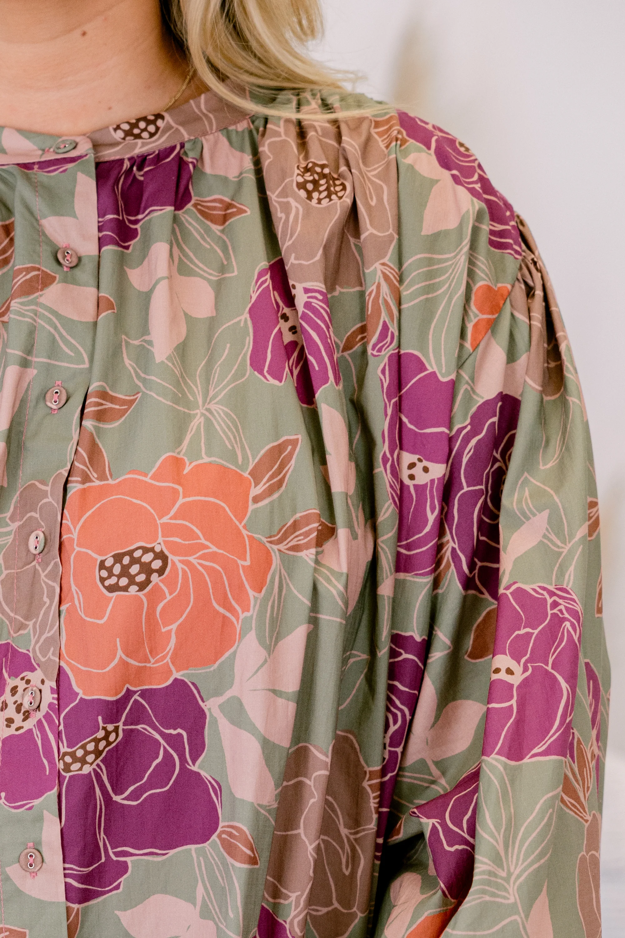 Away From It All Tunic, Pink Floral - Giverhouse