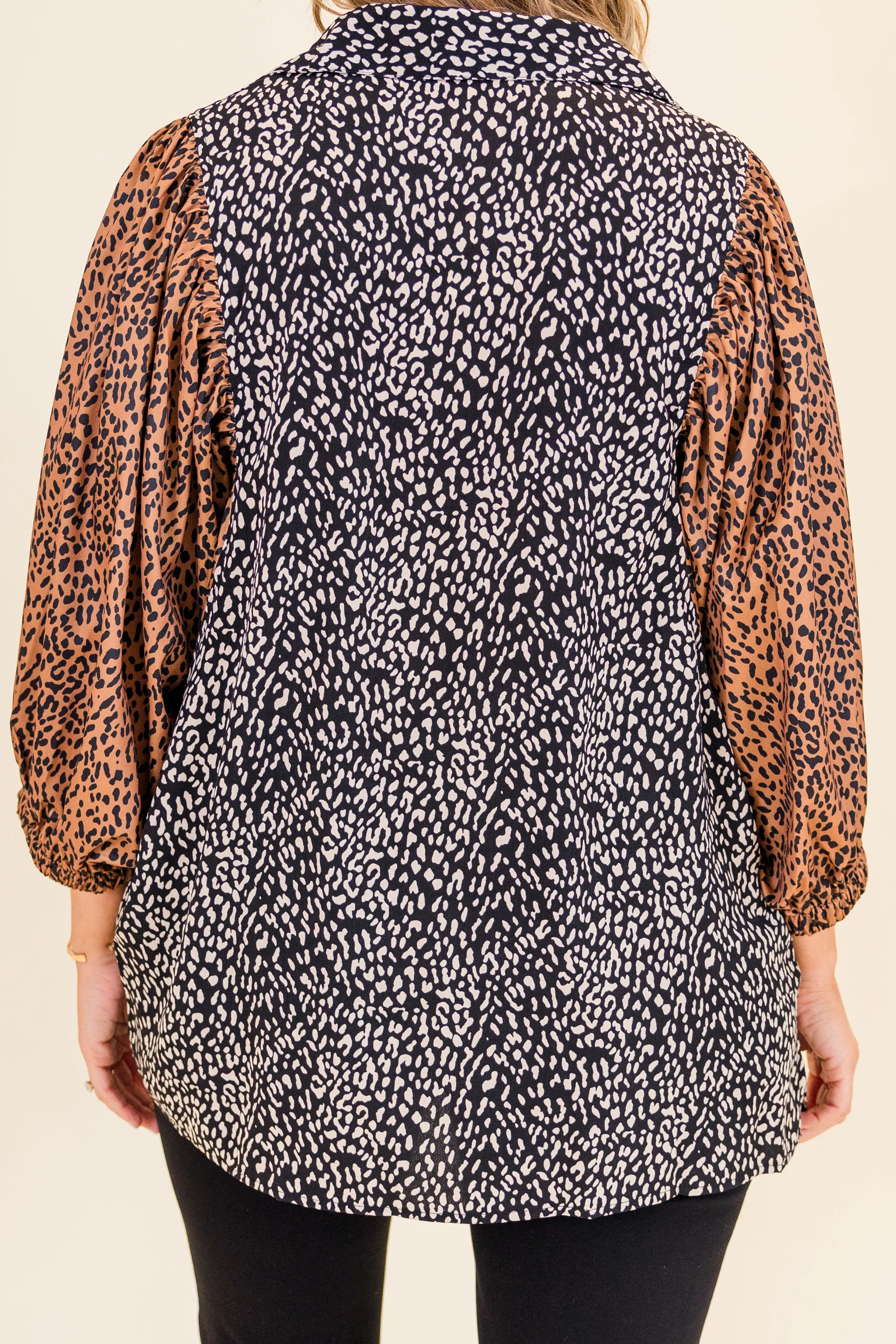 The Hold On Tight Blouse, Black - Giverhouse