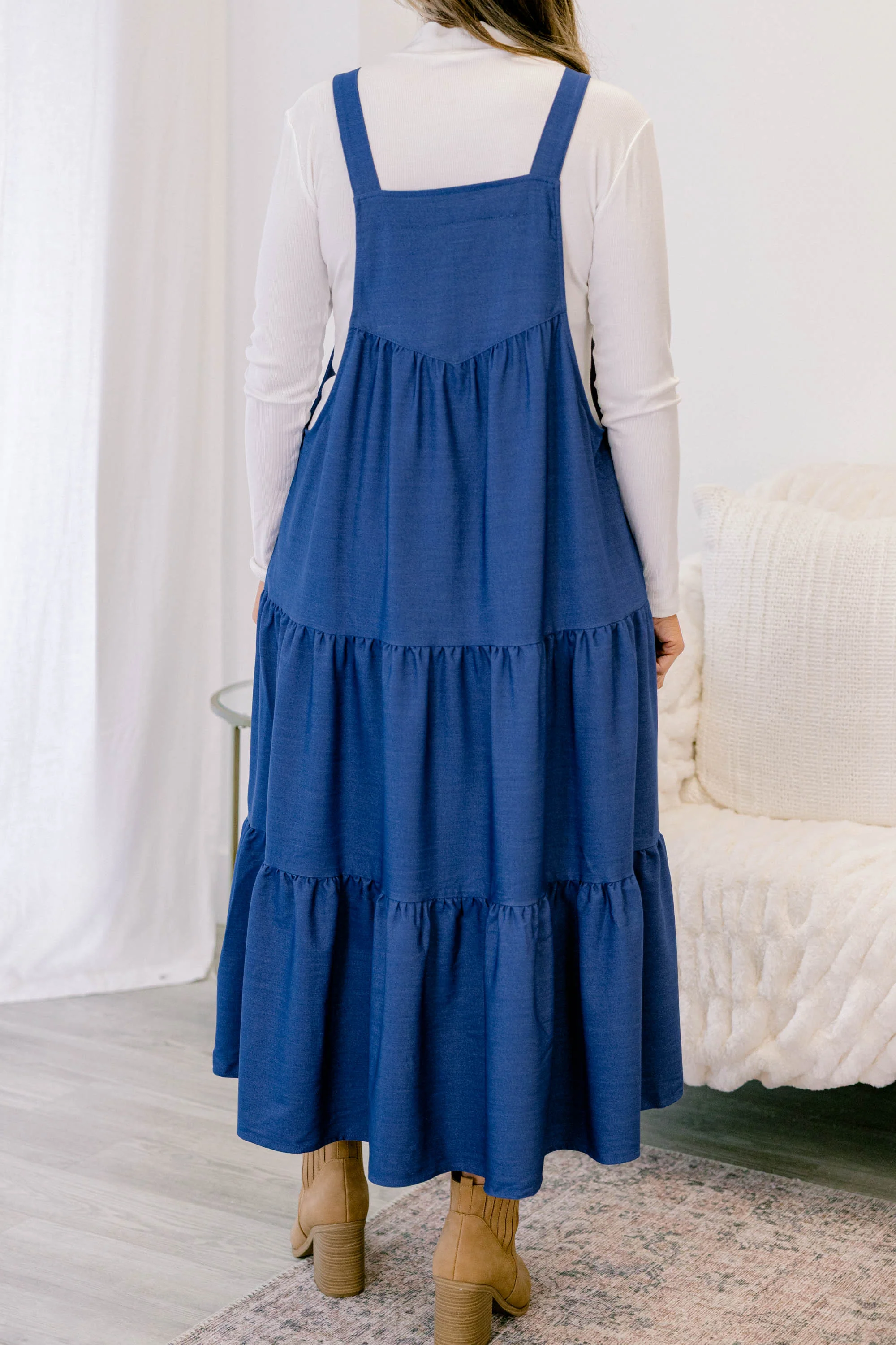 Got To Dance Dress, Dark Denim - Giverhouse