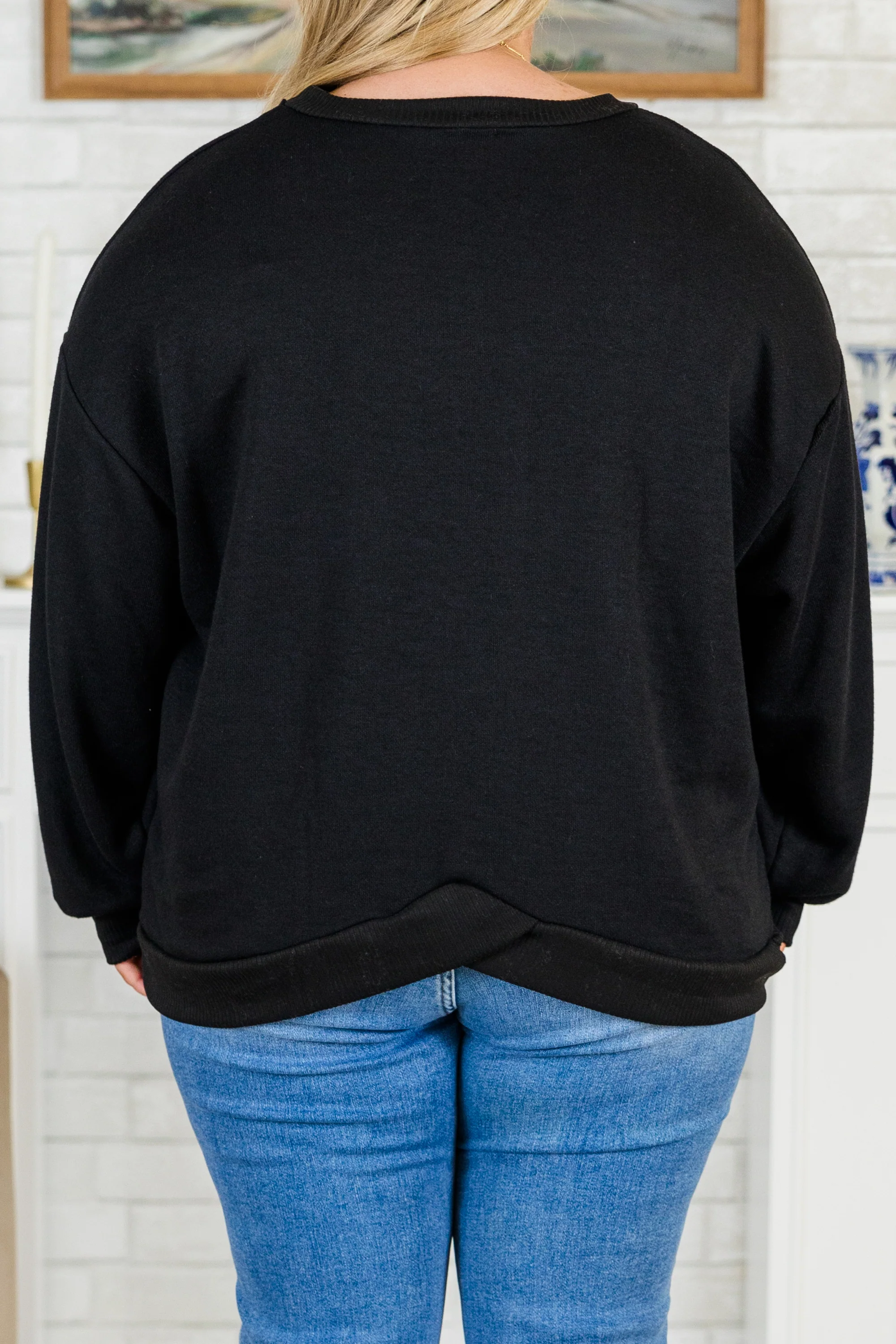 All The Good In Life Top, Black - Giverhouse