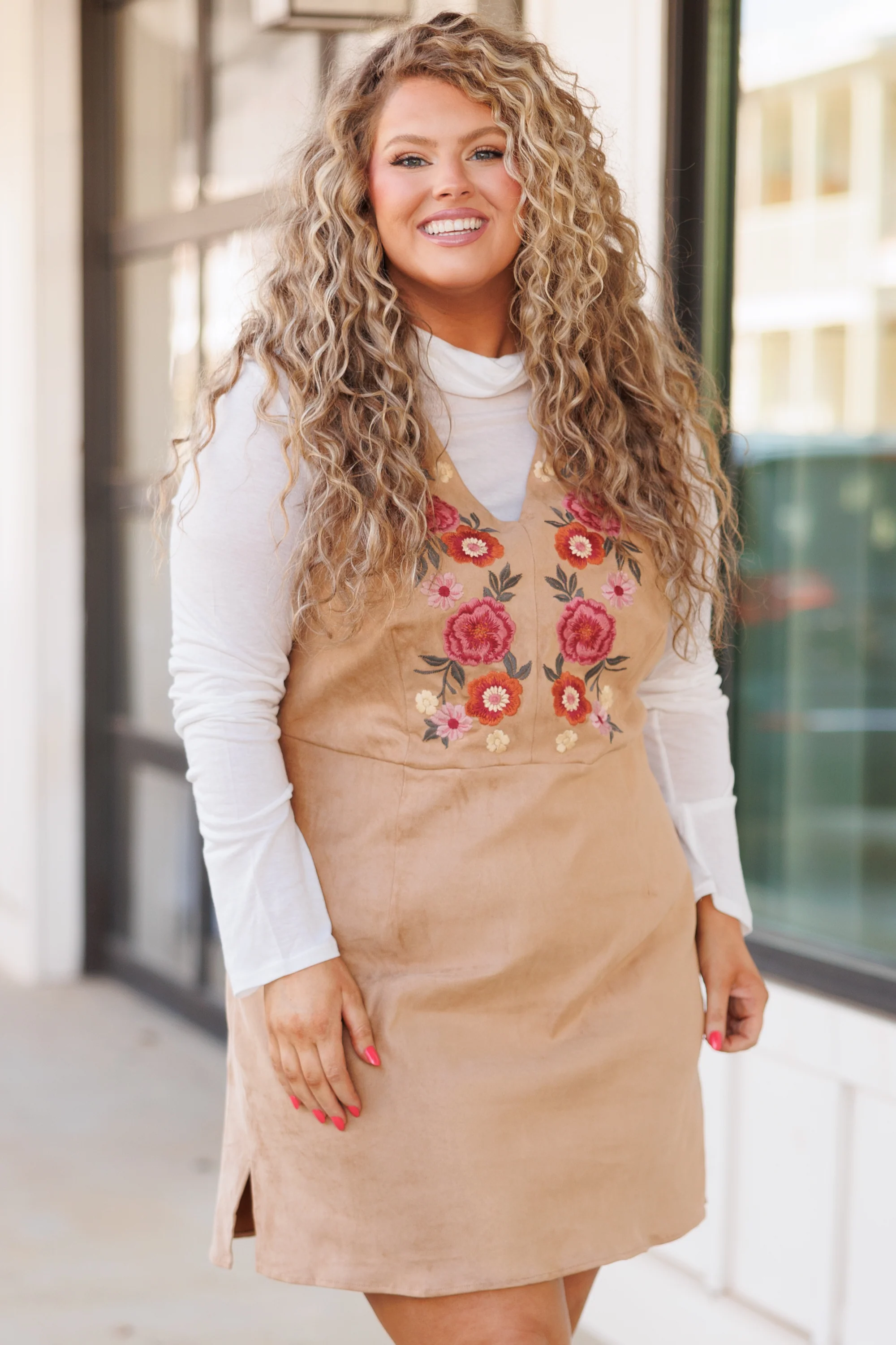 Enigmatic Enchantment Dress, Mocha - Giverhouse