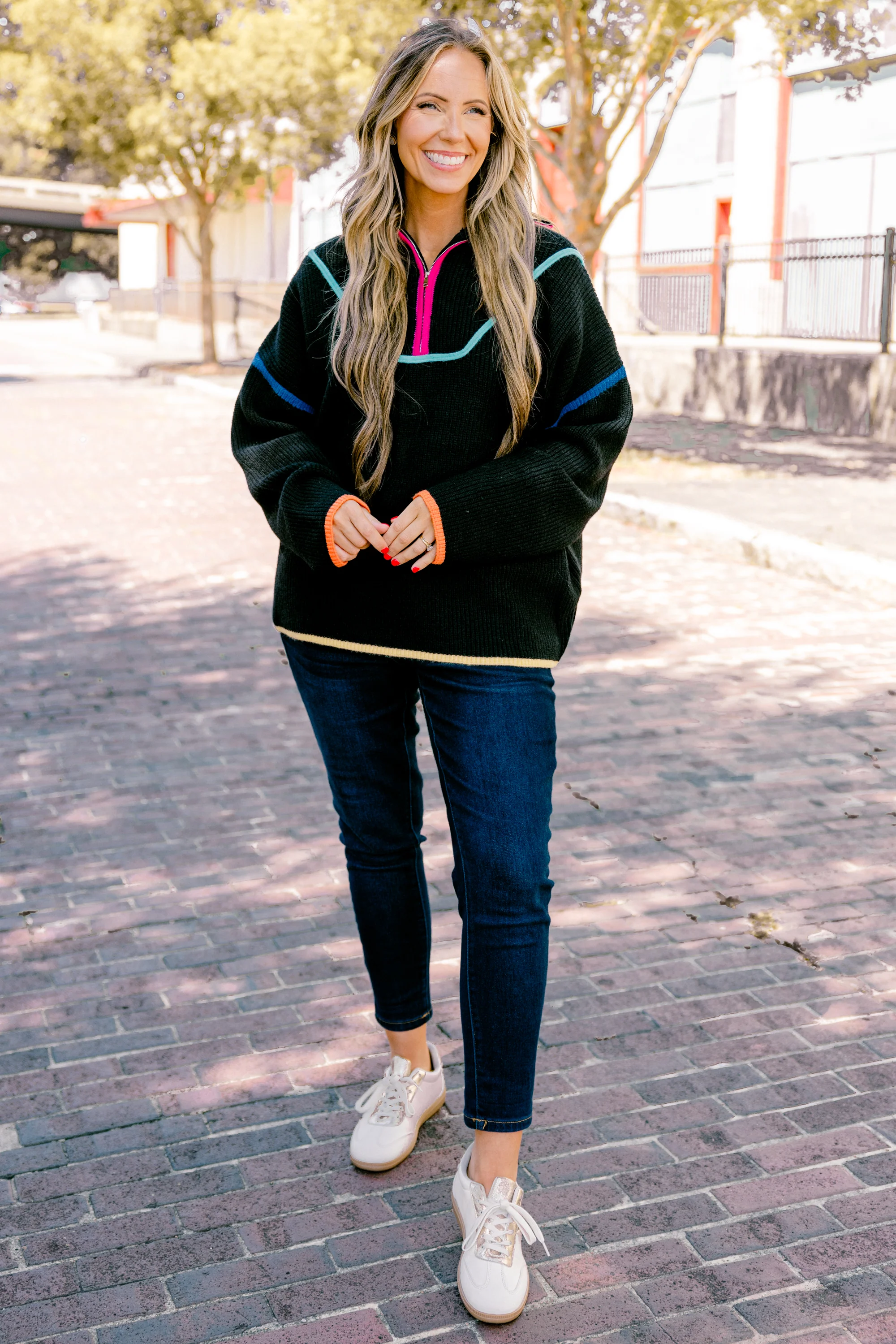 Falling For Fall Sweater, Black - Giverhouse