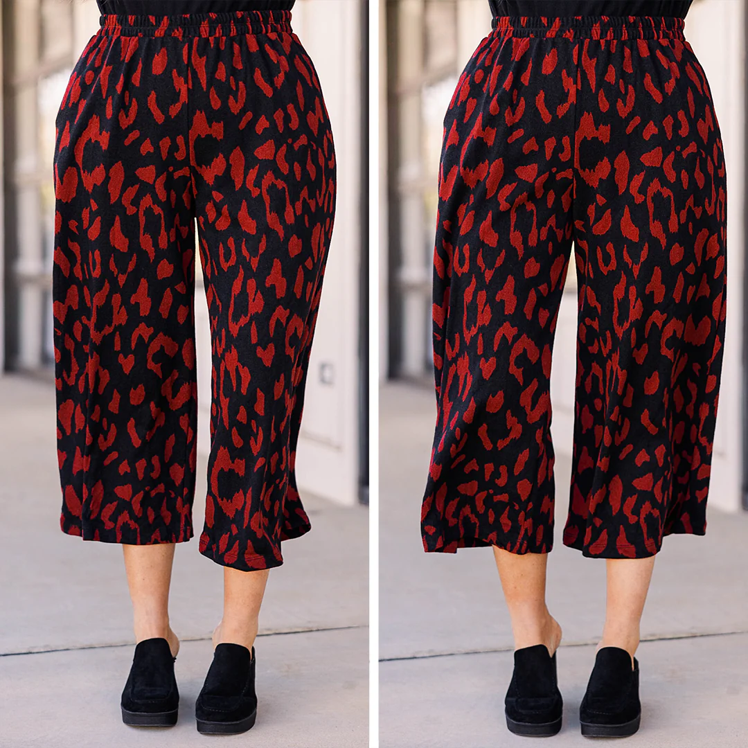 Song About Me Pants, Burgundy Combo - Giverhouse