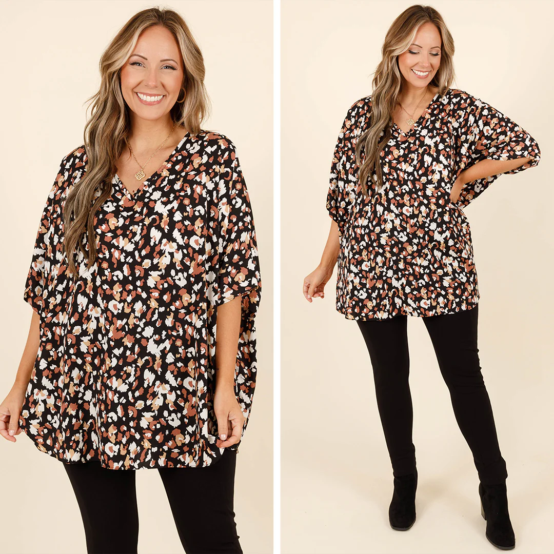 Right To My Heart Top, Black - Giverhouse