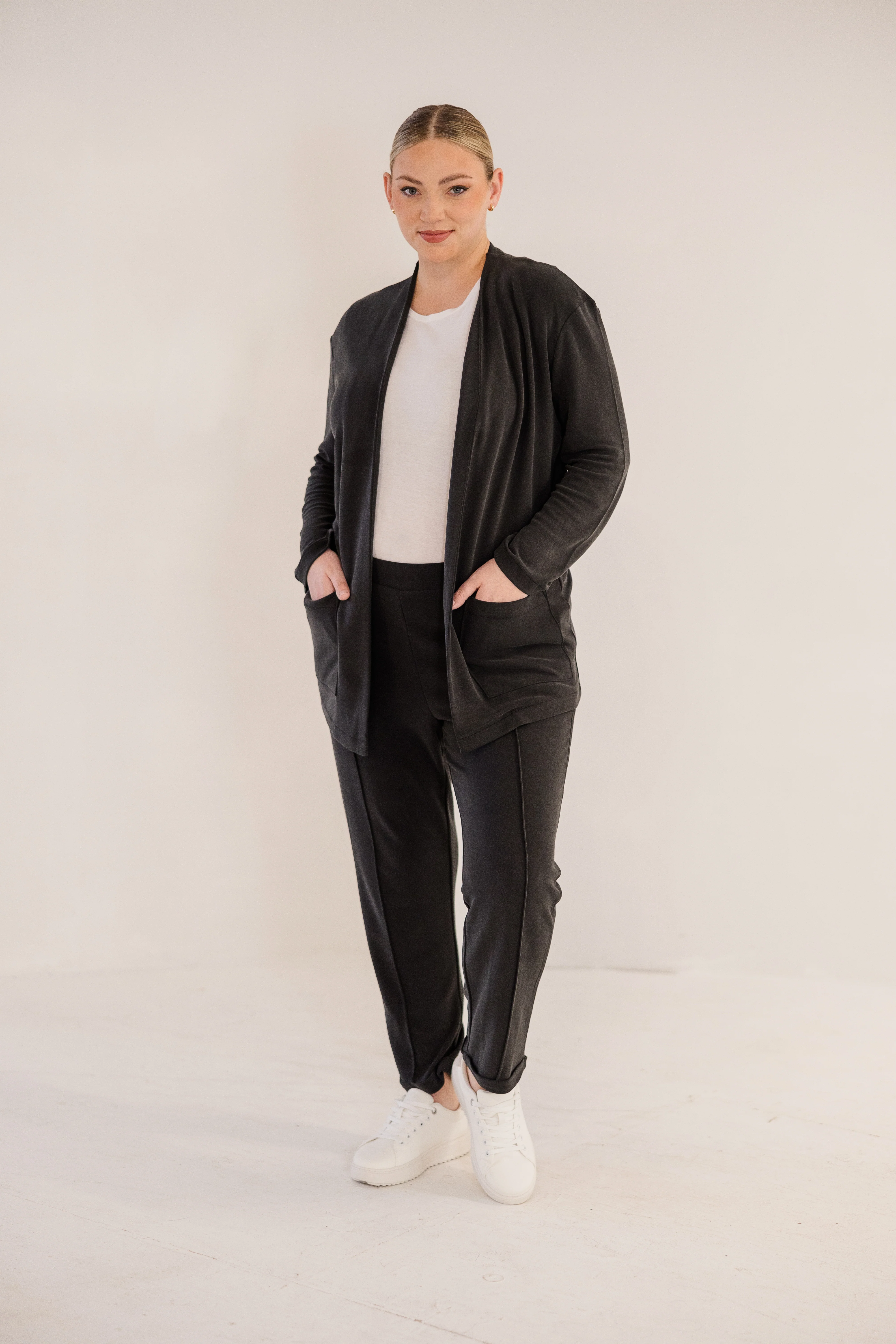 Lafayette Knit Jacket, Black - Giverhouse