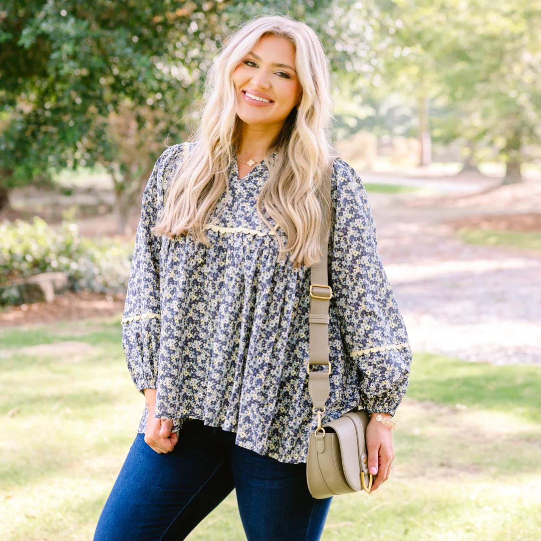 Take What I Can Get Top, Blue - Giverhouse