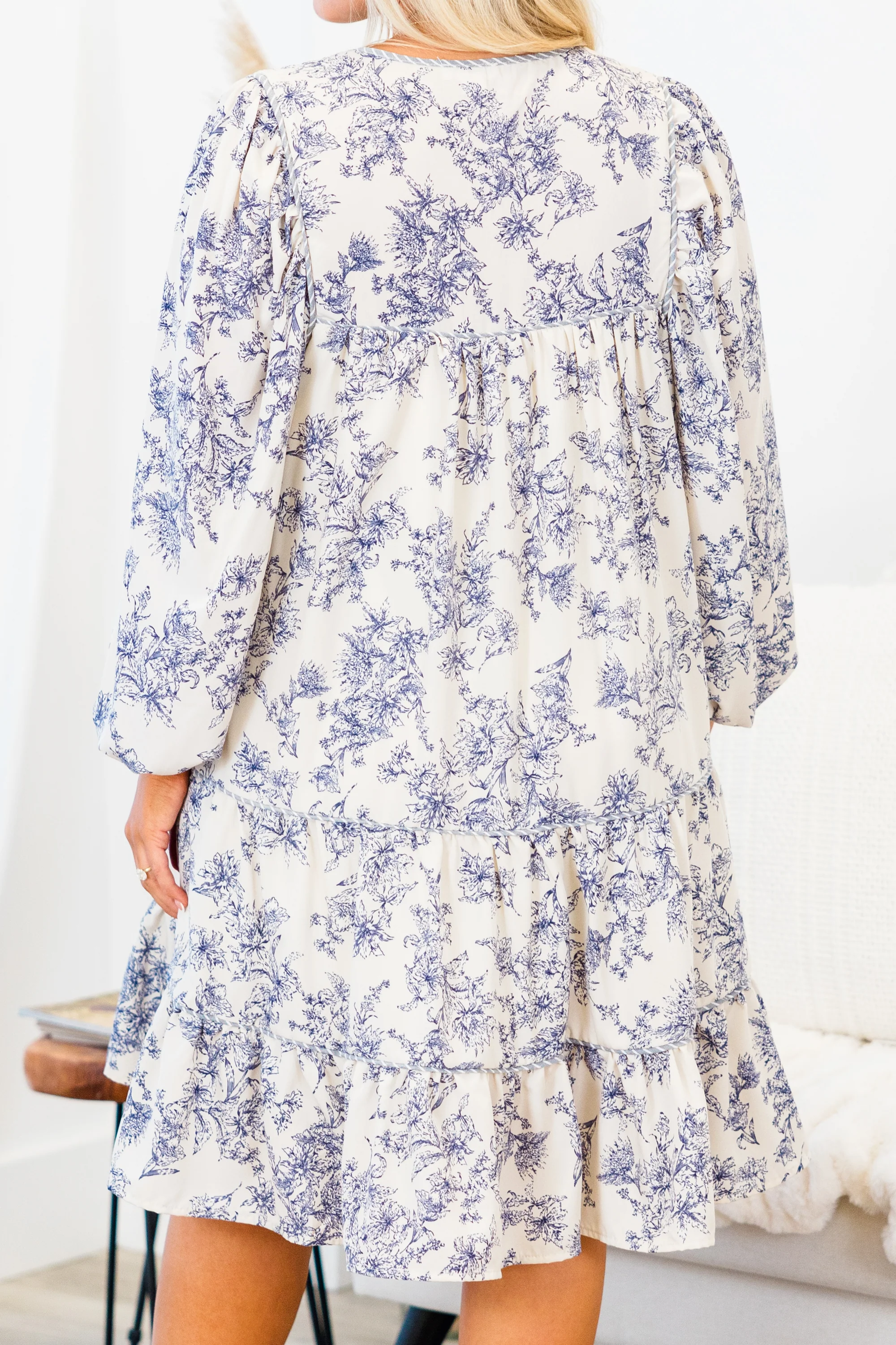 Right On Time Dress, Blue - Giverhouse