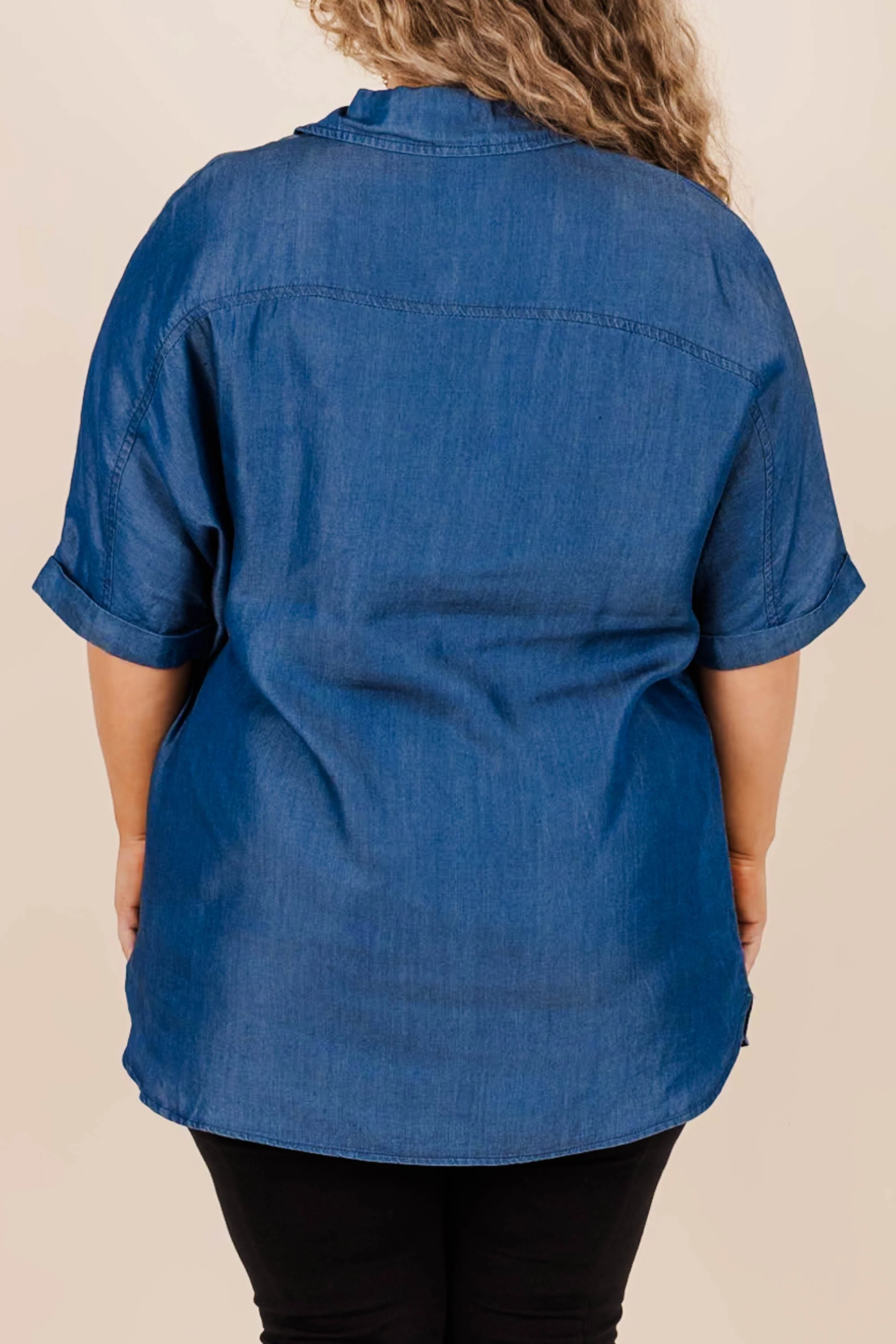 Call It How You See It Top, Dark Wash - Giverhouse