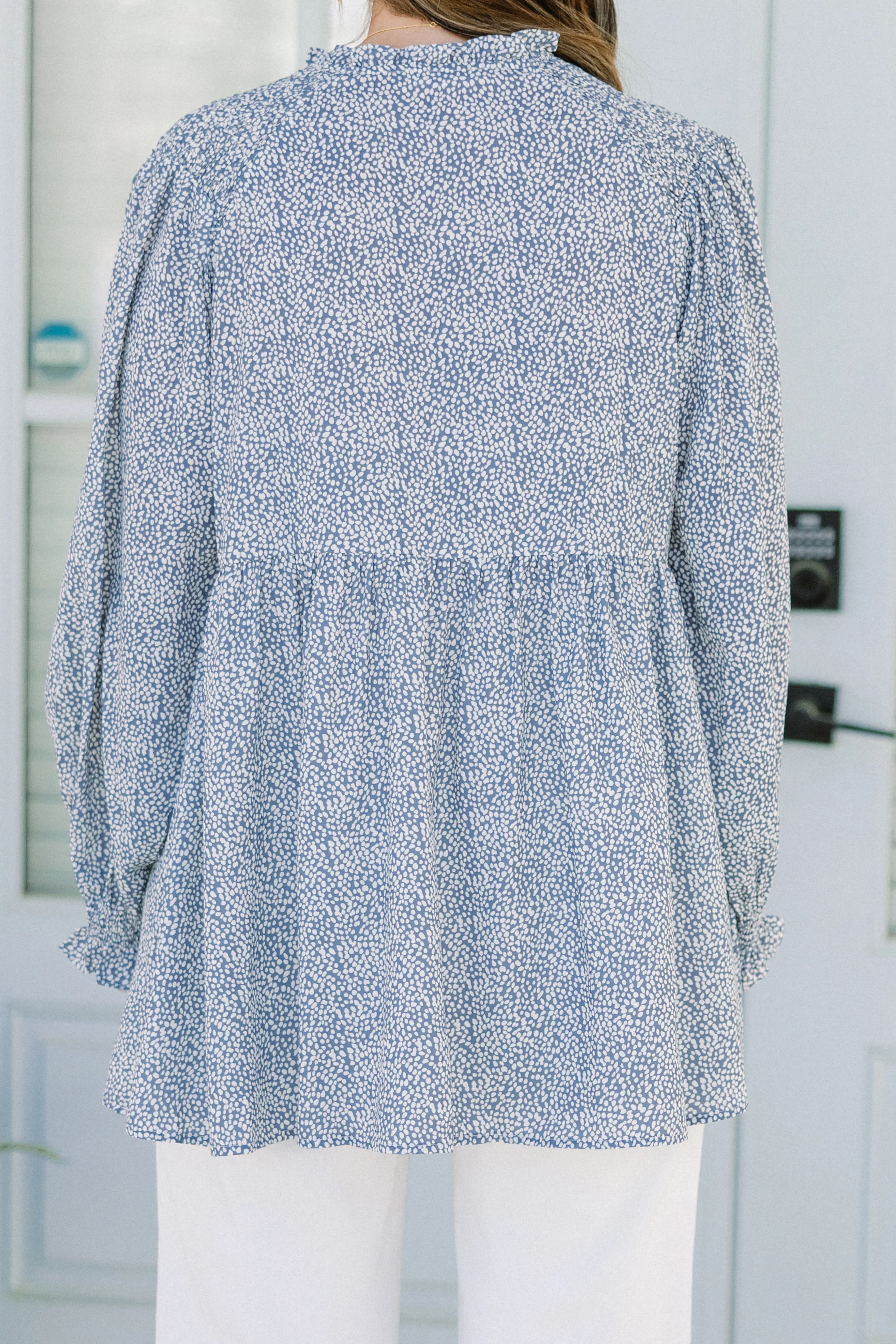 World Hear Me Roar Top, Blue - Giverhouse