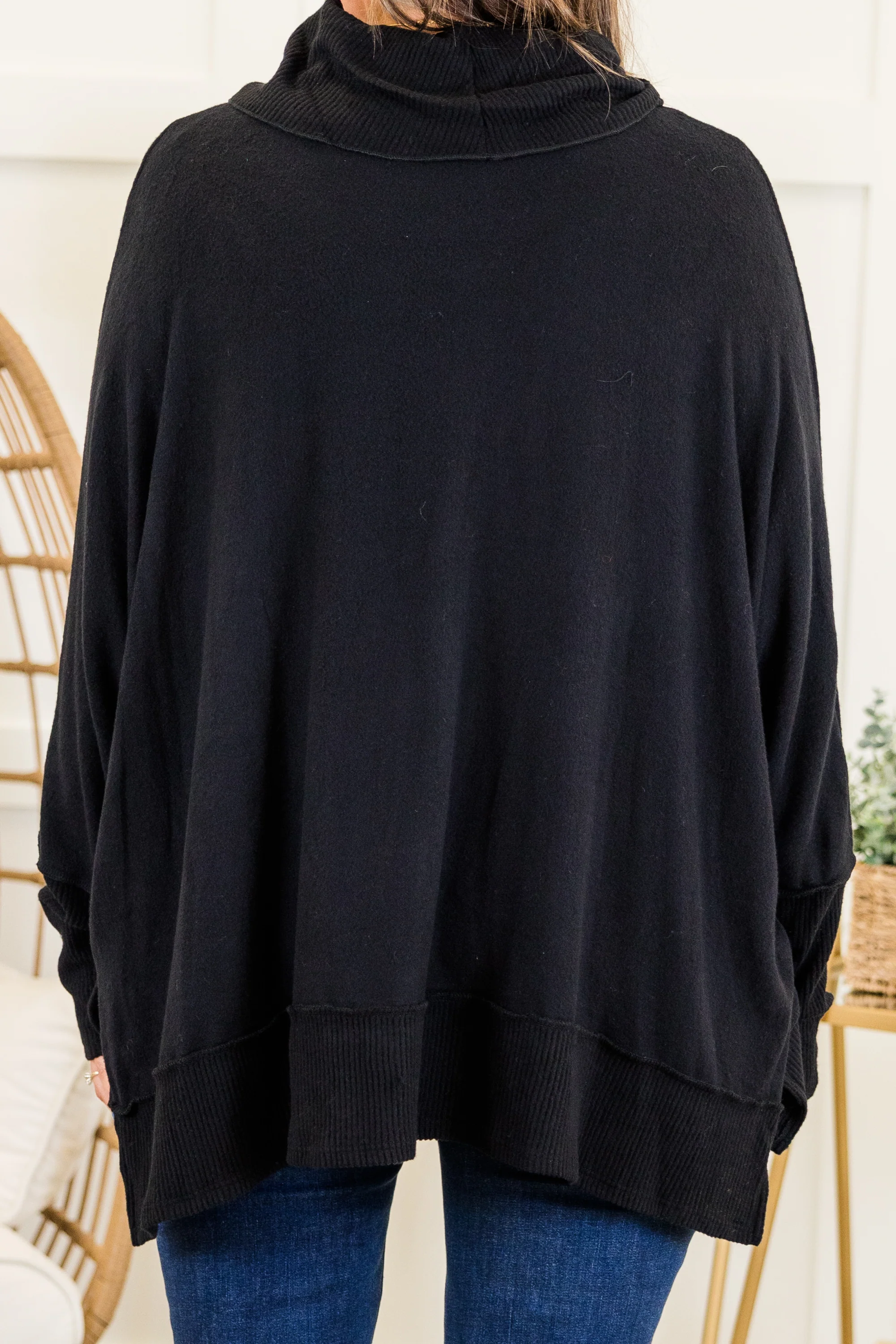 Working Late Top, Black - Giverhouse