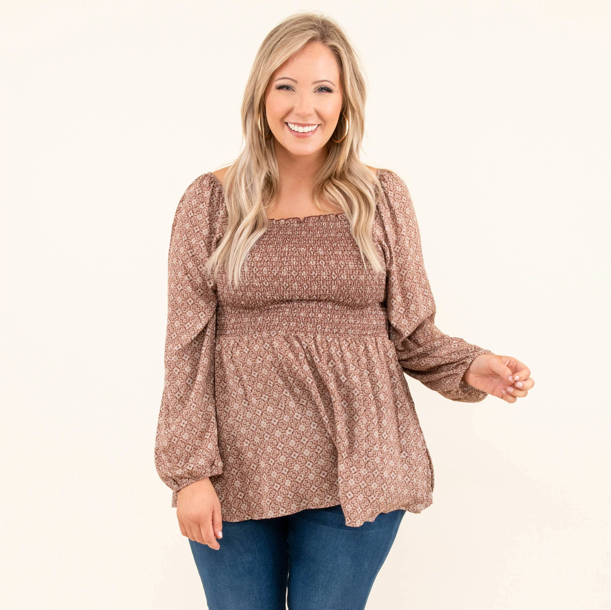 Sweet Memory Of Us Top, Rust - Giverhouse