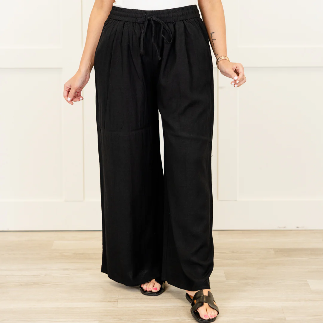 Villa Views Pants, Black - Giverhouse