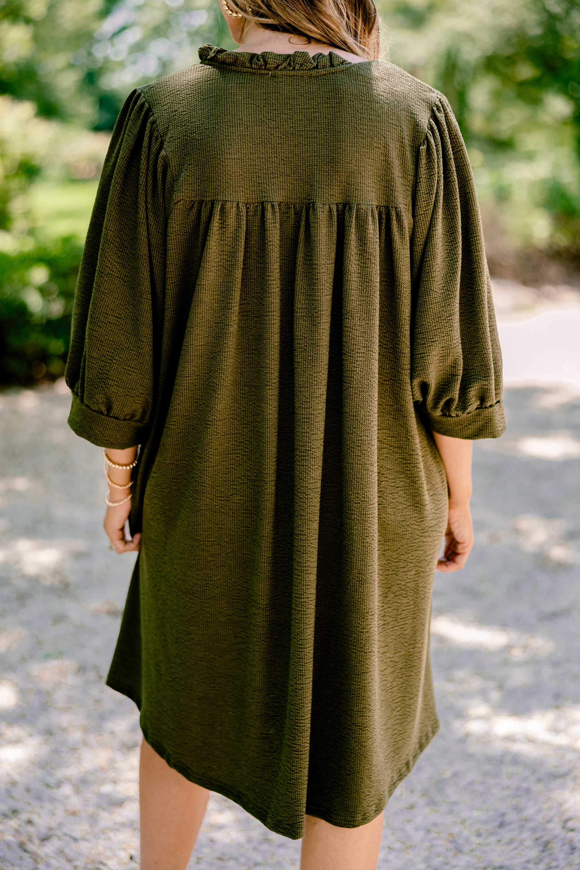 Can't Be Held Down Dress, Green - Giverhouse