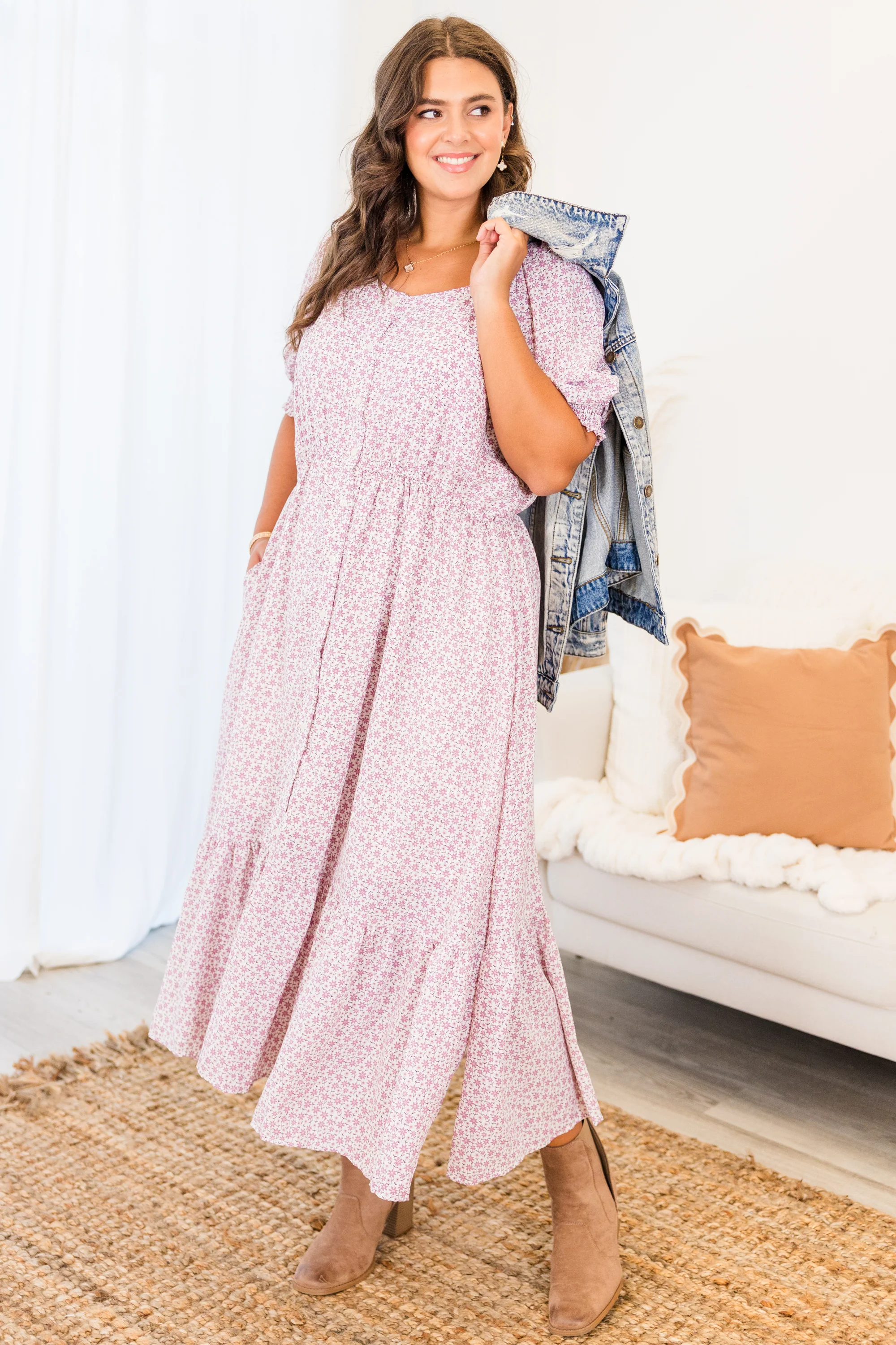 Peaceful Serenity Dress, Lavender - Giverhouse