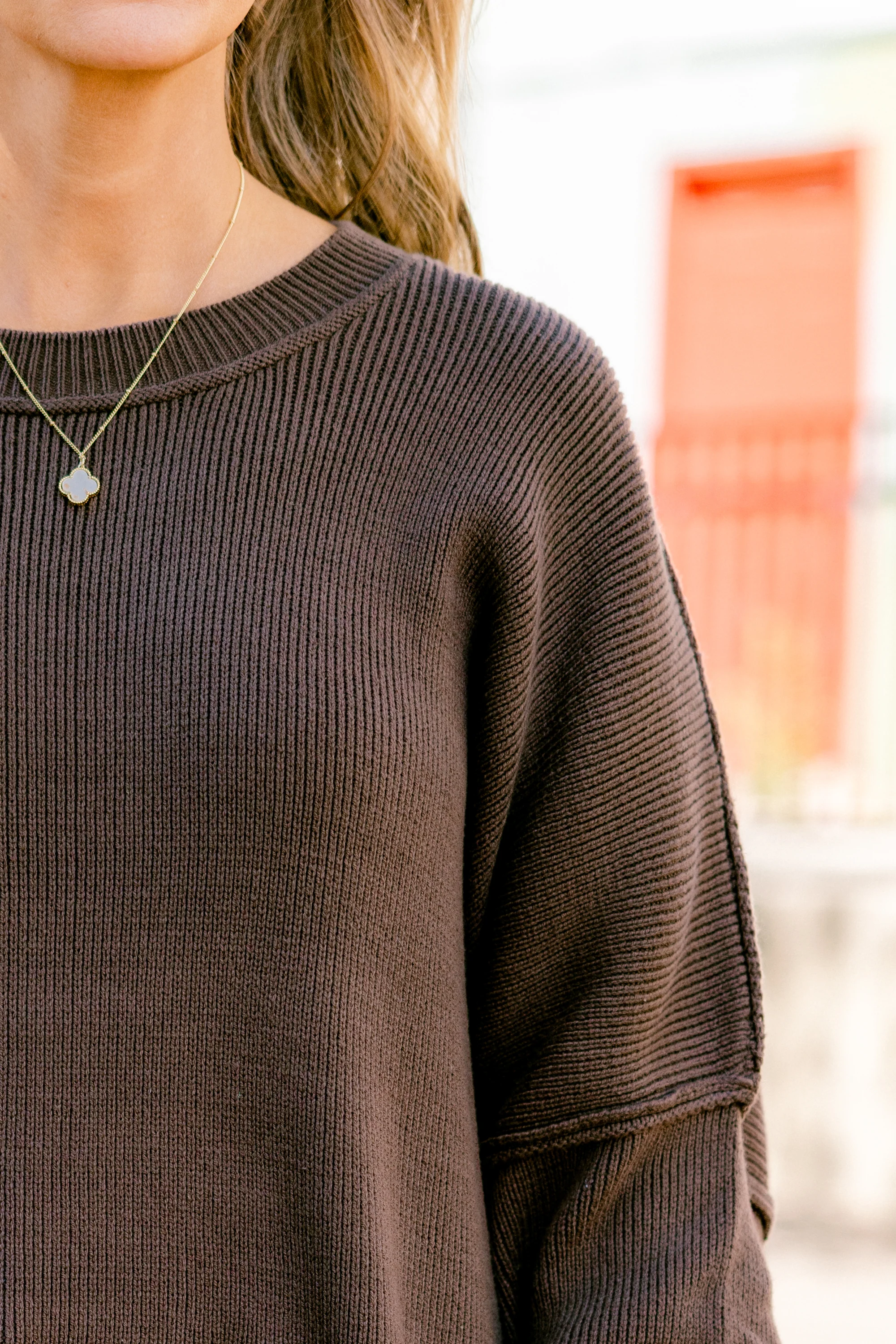 Magically Perfect Sweater, Mocha - Giverhouse