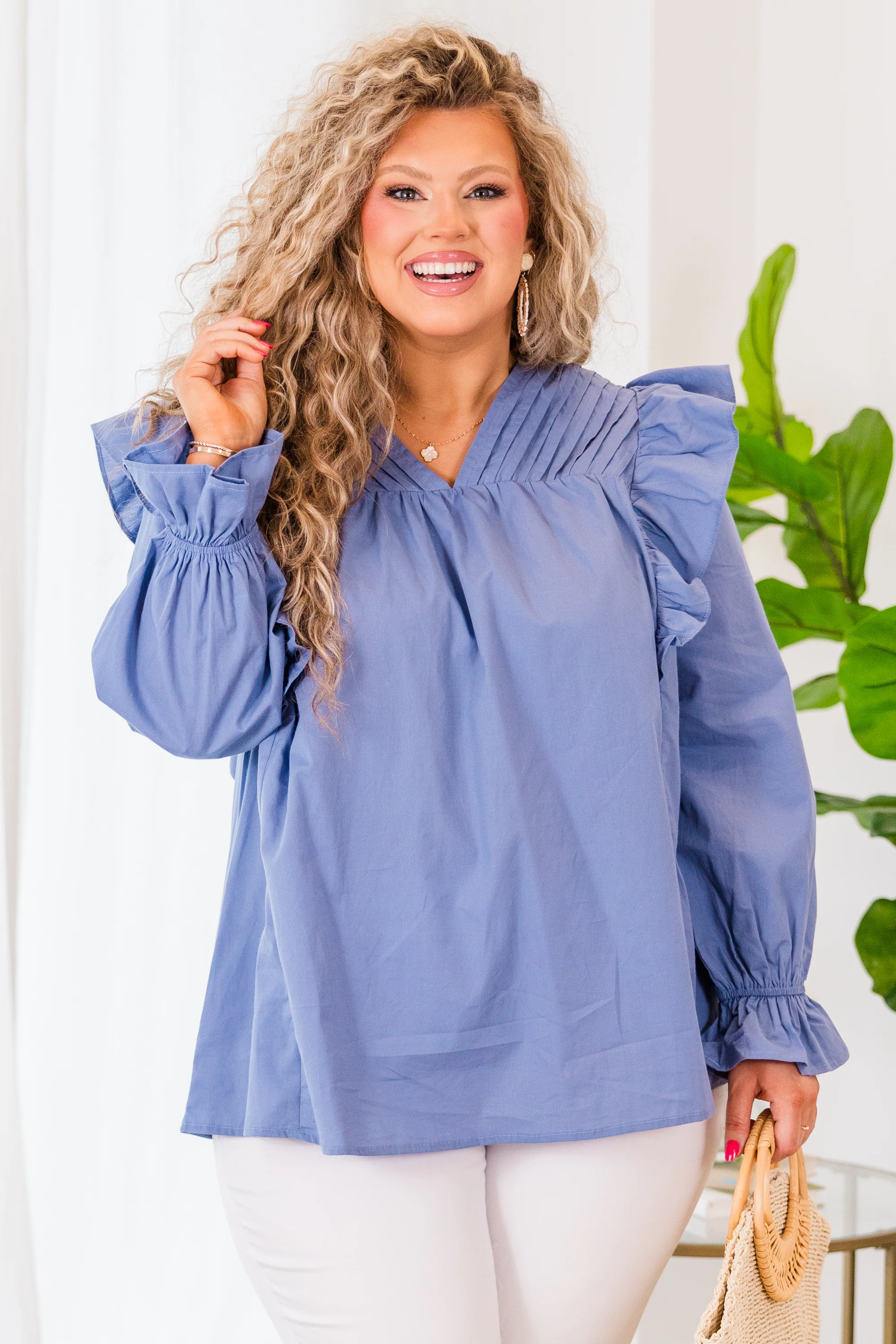 Flutter About Top, Blue - Giverhouse