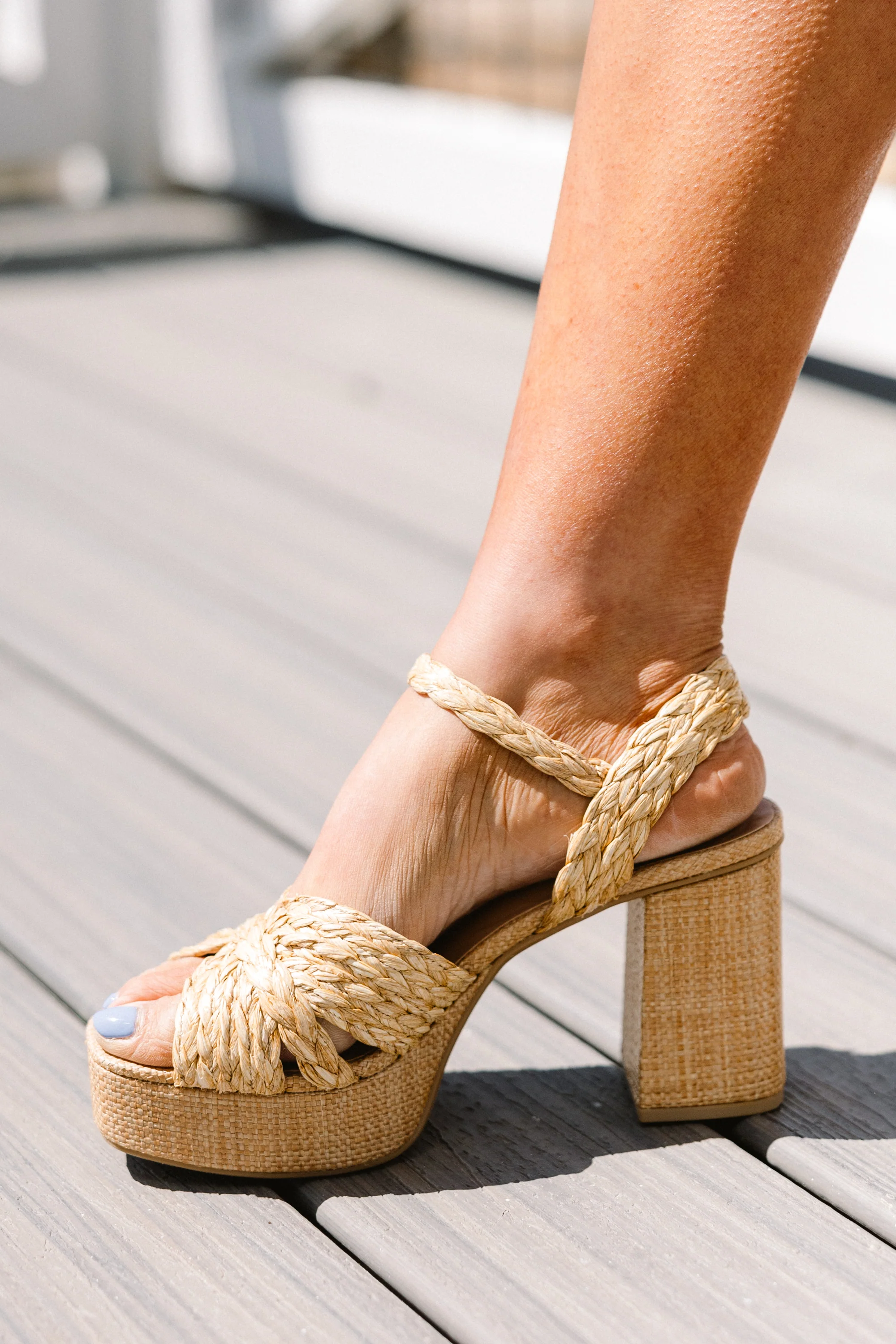 Lighthearted Mood Heels, Natural - Giverhouse