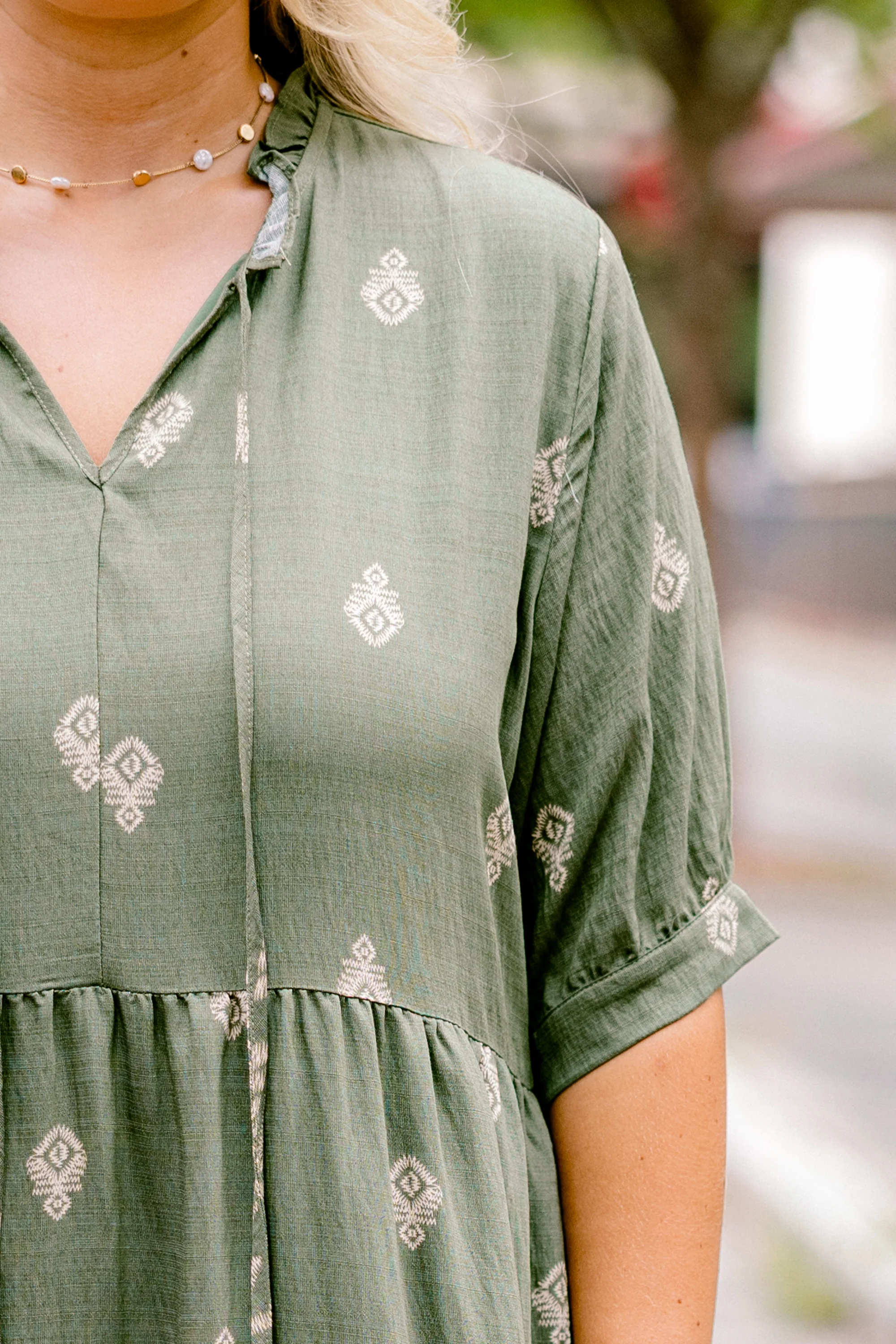 Sweet As Can Be Dress, Green - Giverhouse