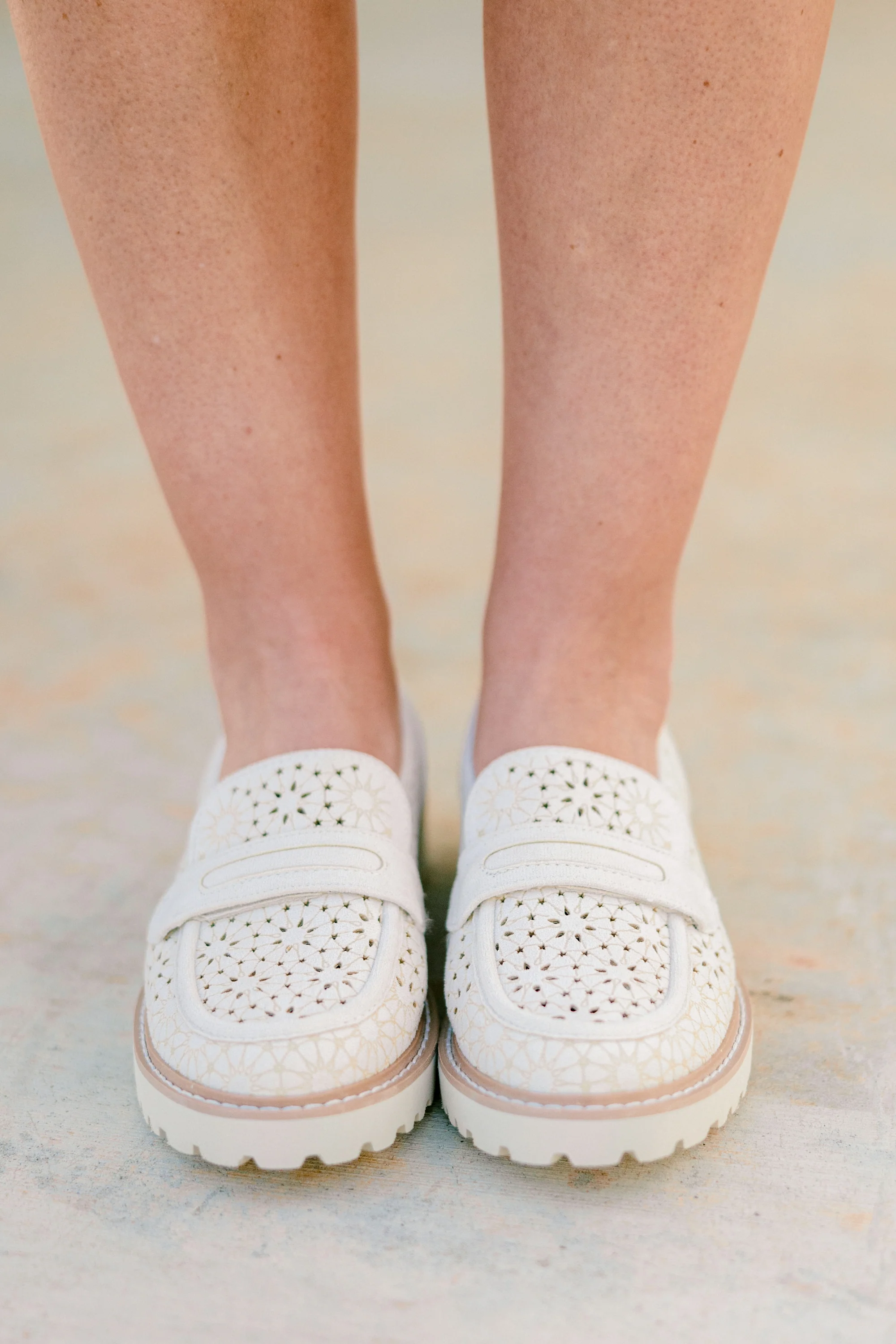 Power Petals Loafers, Ivory - Giverhouse