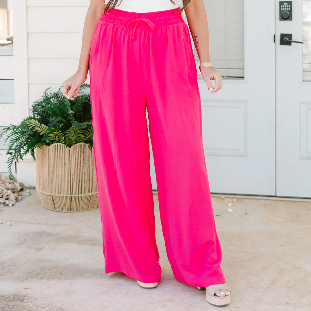 Can't Sit Still Pants, Hot Pink - Giverhouse