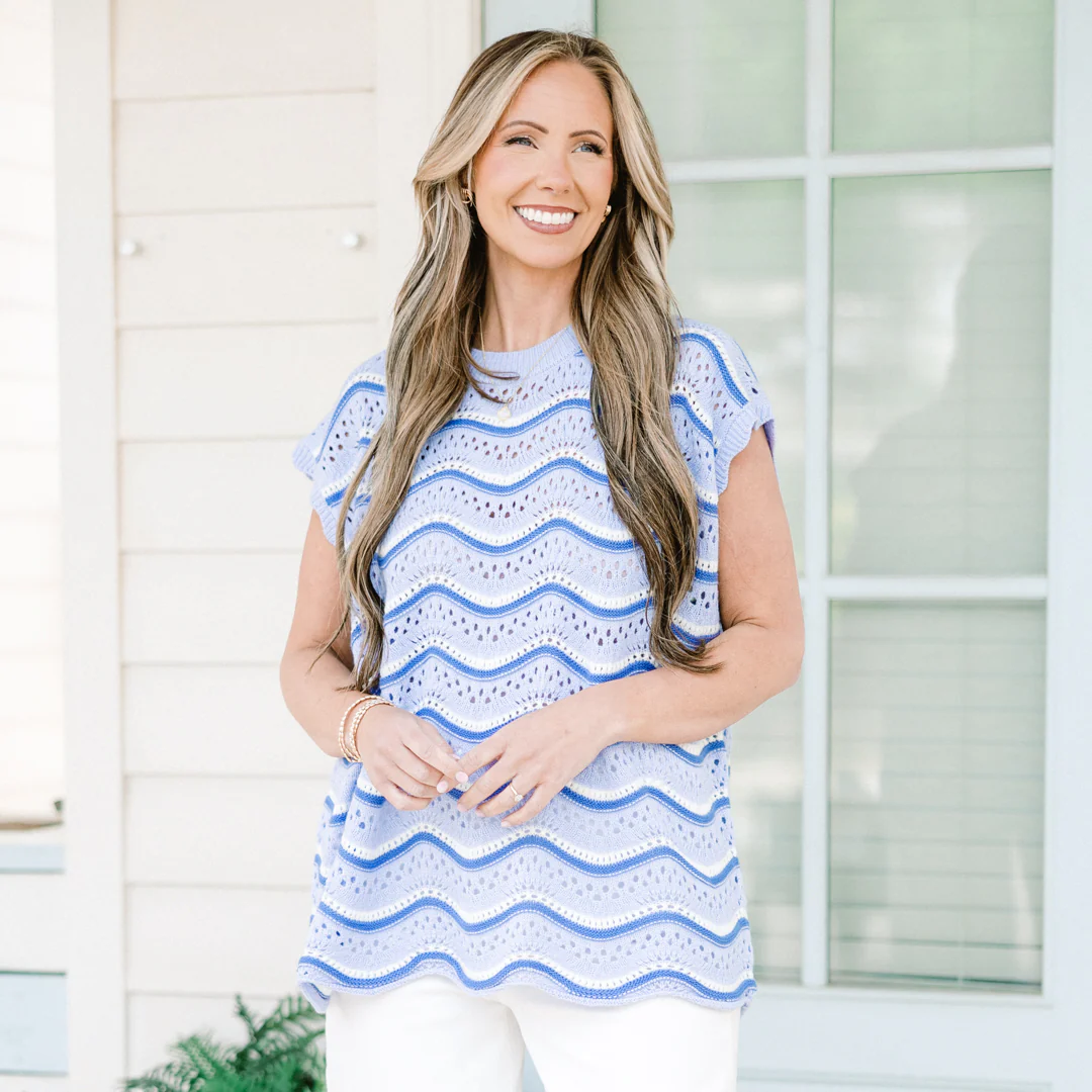 On The Wave Top, Blue - Giverhouse