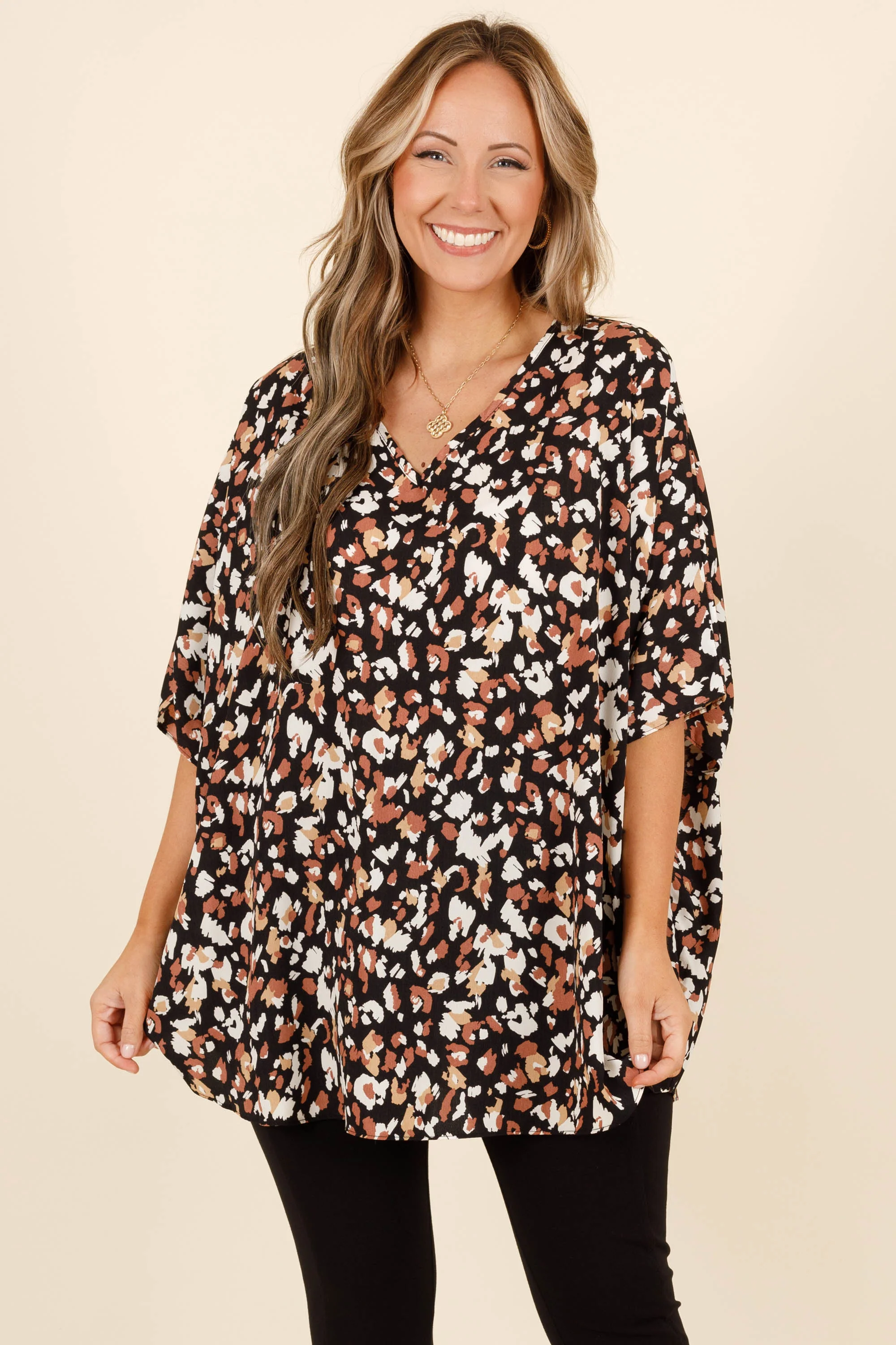 Right To My Heart Top, Black - Giverhouse