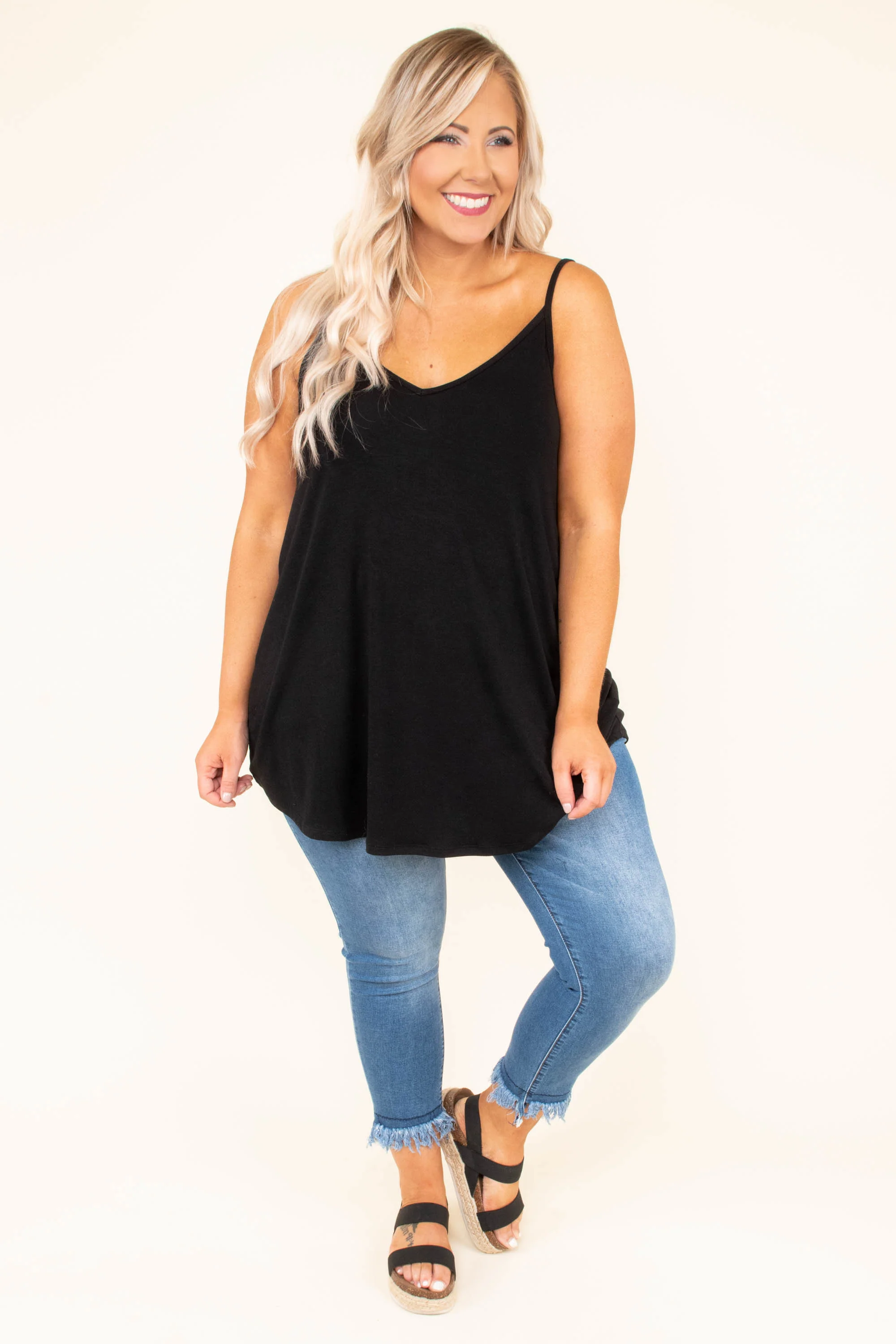 Warm From The Sun Tank, Black - Giverhouse