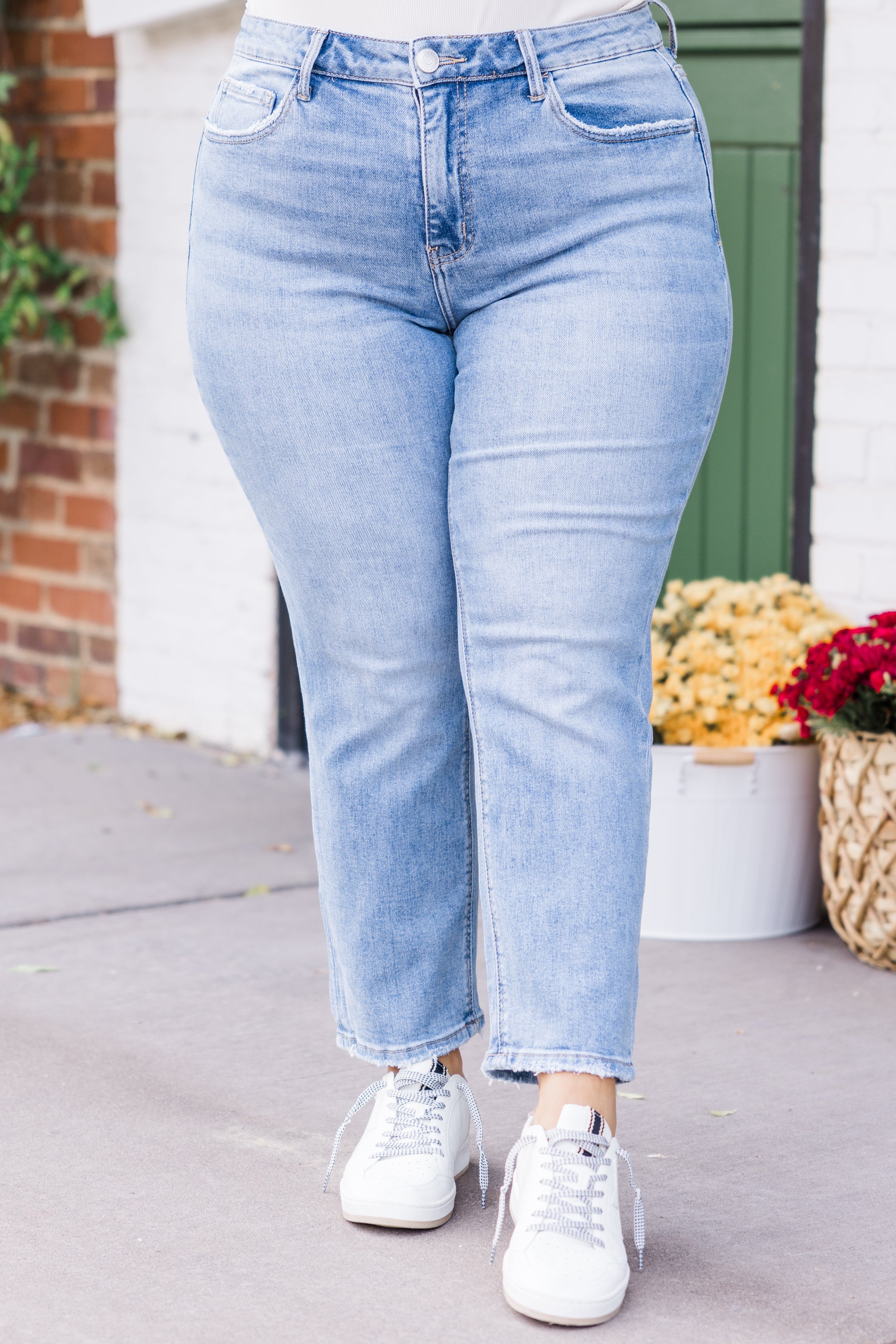 Hazy Days Jeans, Light Wash - Giverhouse