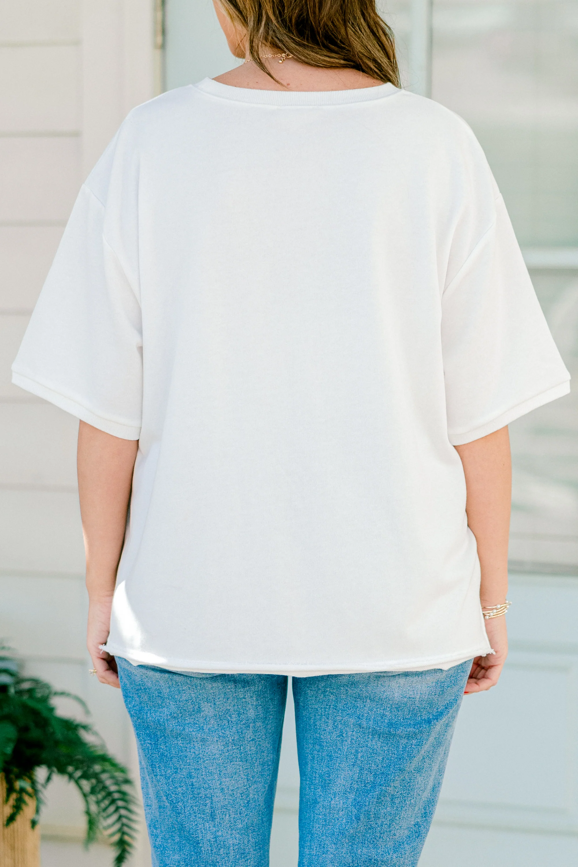 You Are Sweet Top, White - Giverhouse