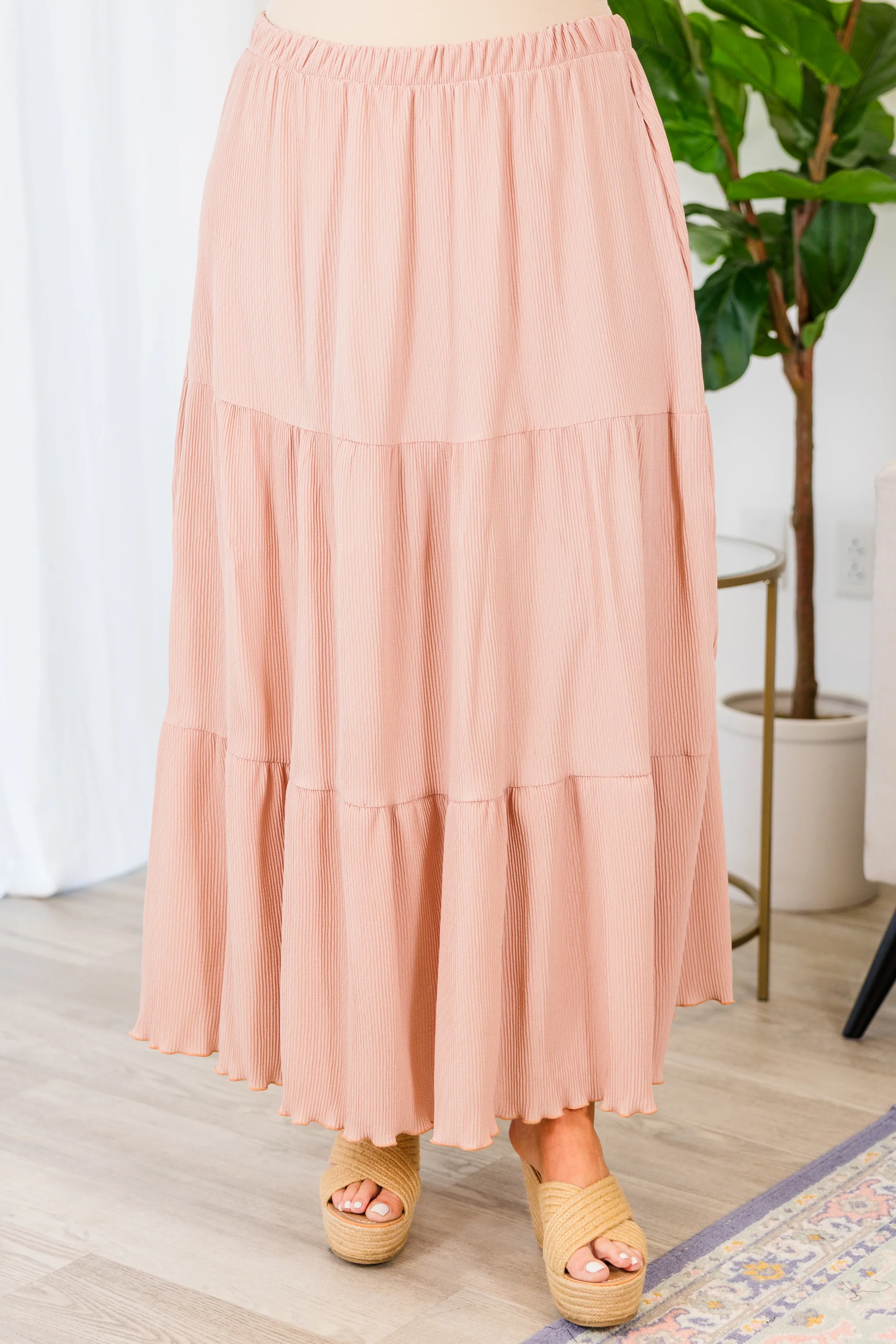 Refreshing Breeze Skirt, Dusty Rose - Giverhouse