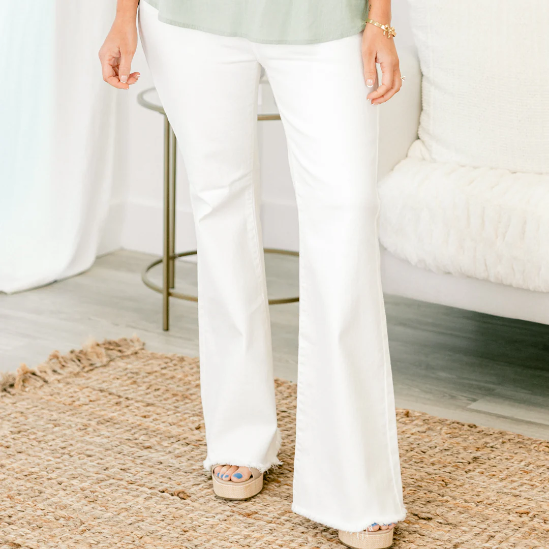 Right Fit Jeans, White - Giverhouse