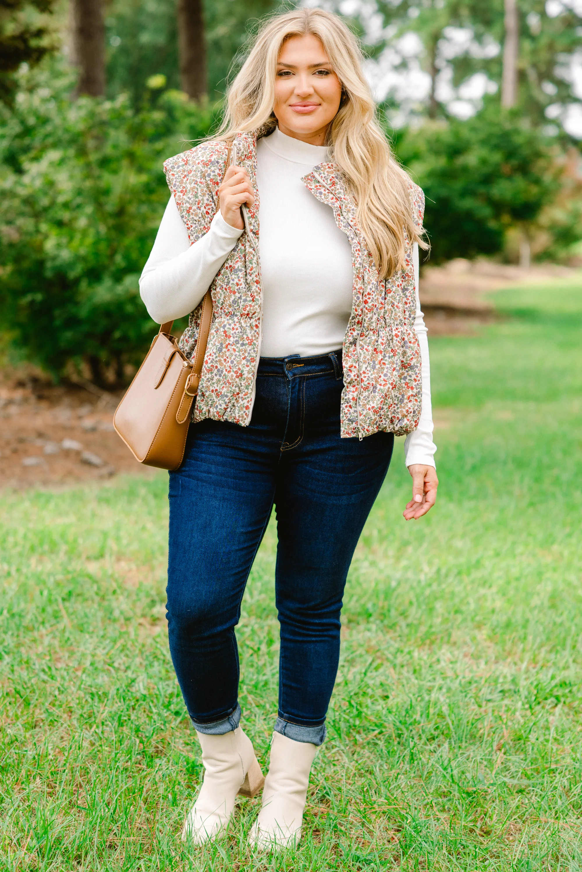 Angel On Earth Vest, Ivory Multi - Giverhouse