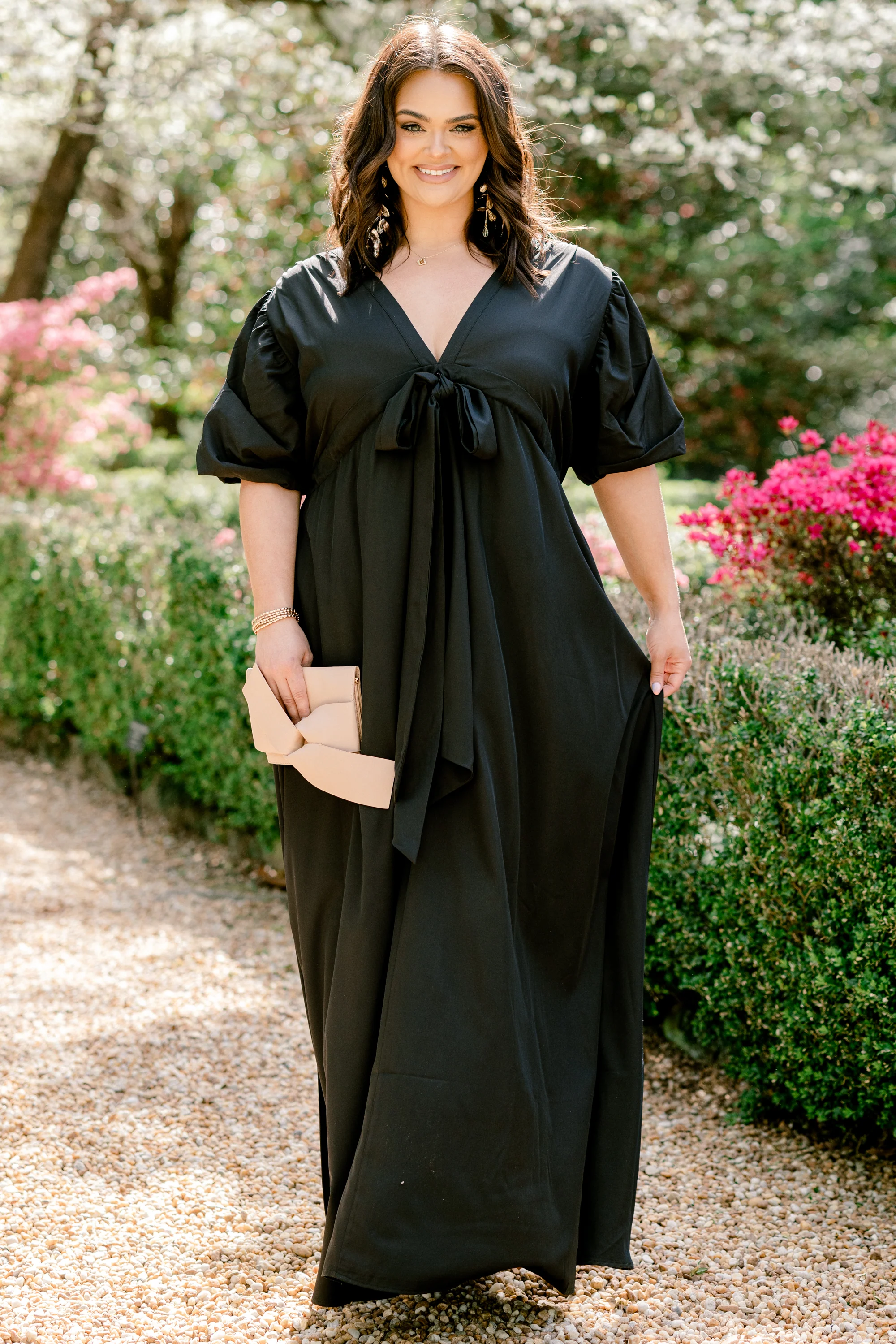 Looking At Me Maxi Dress, Black - Giverhouse