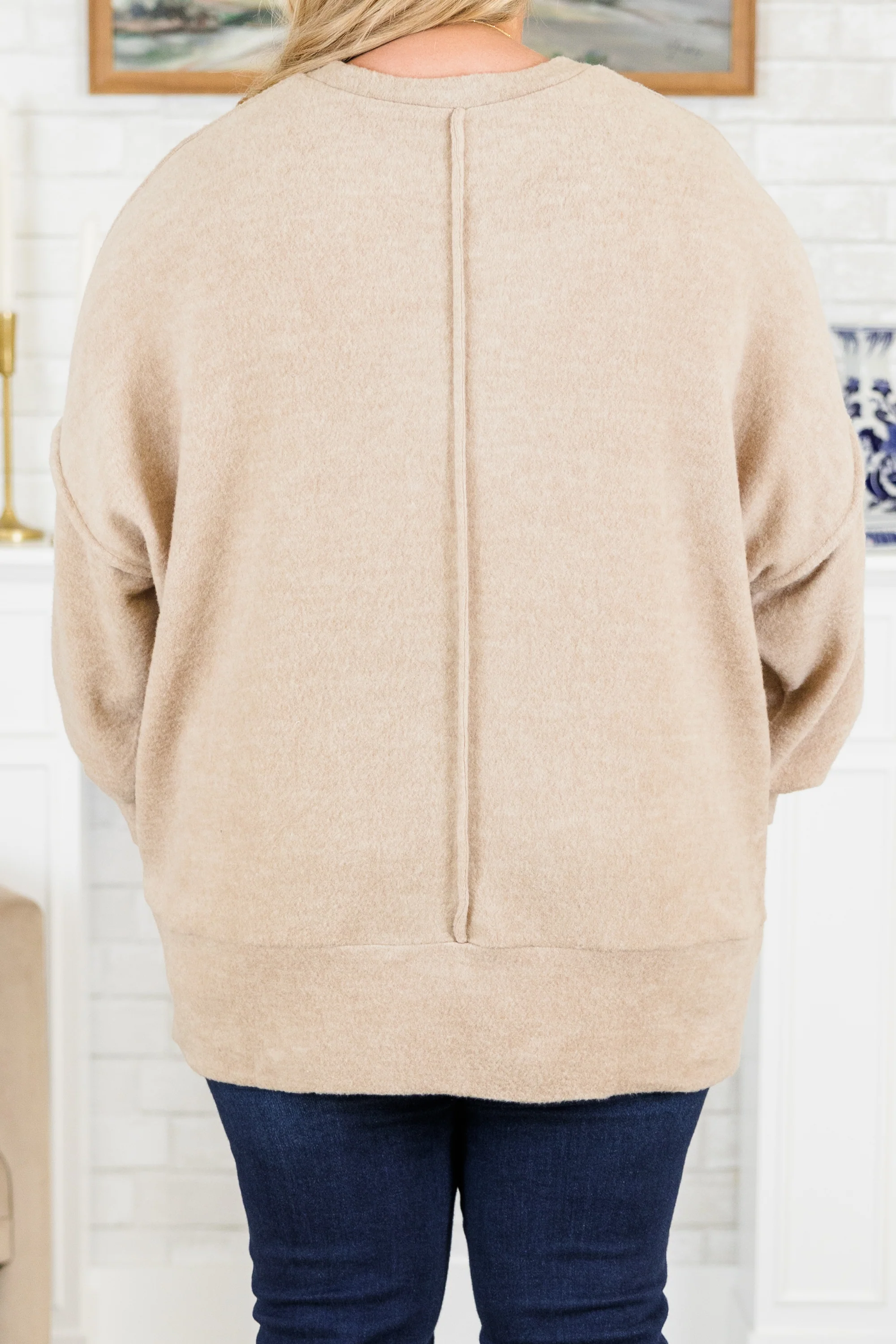 Just Take A Break Sweater, Ash Mocha - Giverhouse