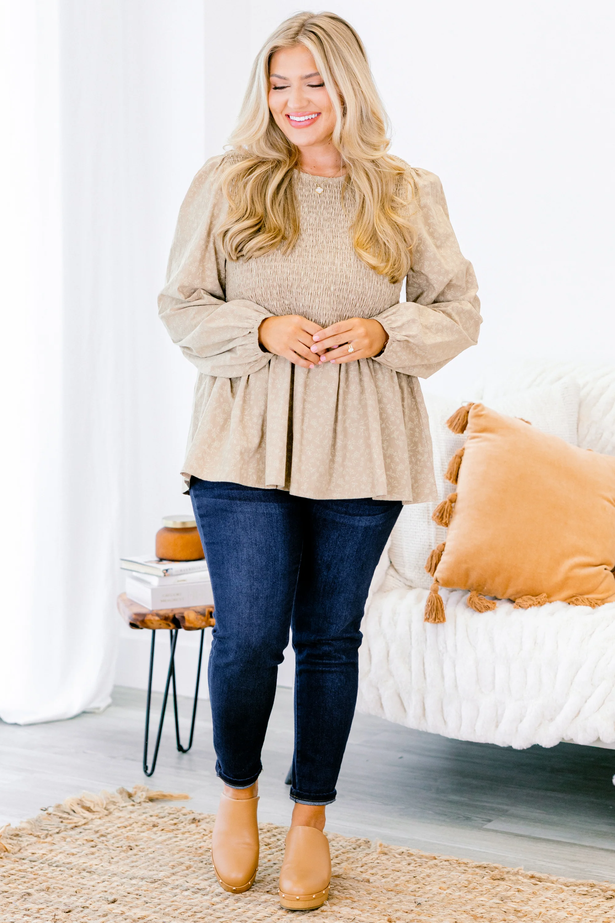 Wallflower Kisses Top, Light Olive - Giverhouse