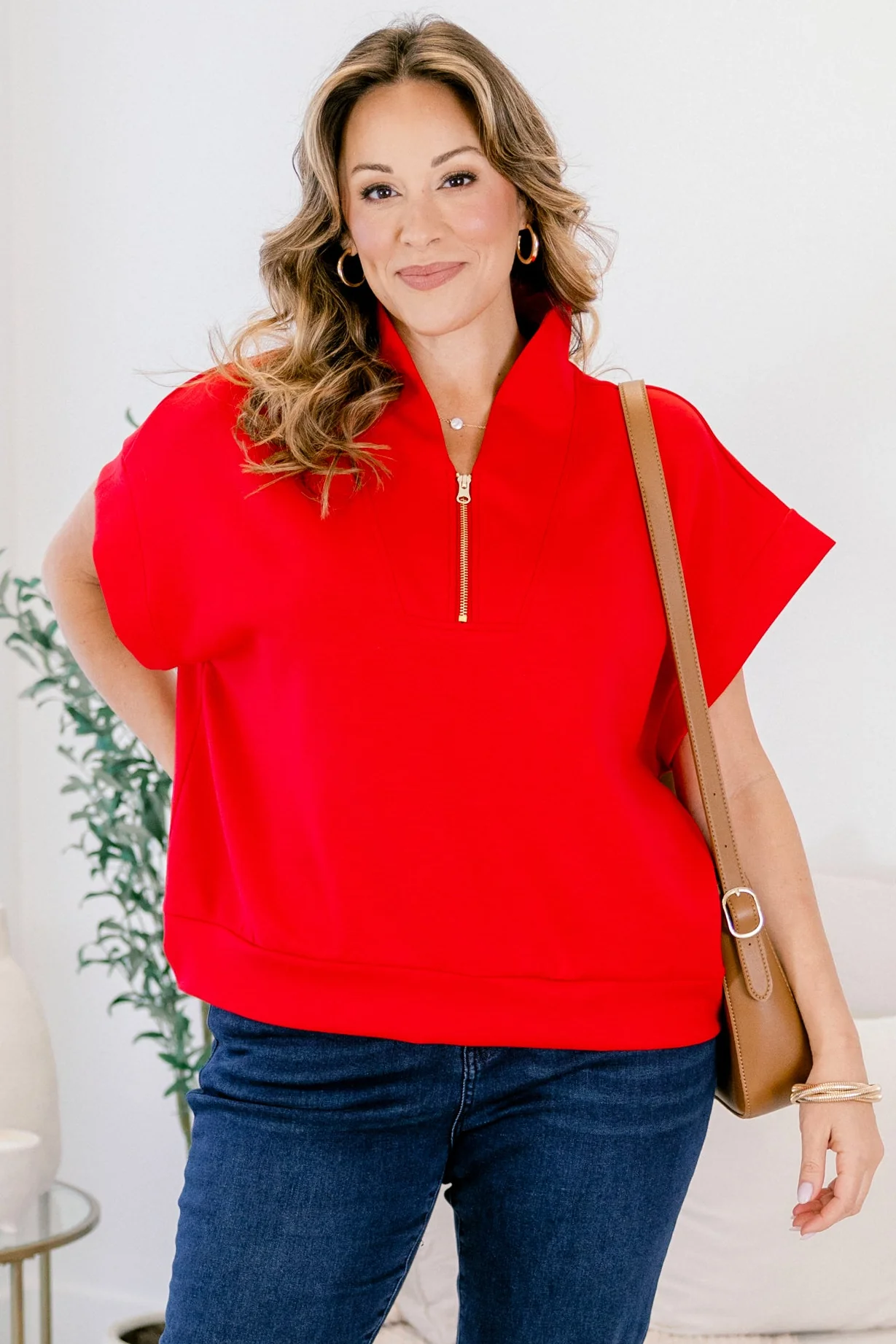 Keepin' It Simple Top, Ruby - Giverhouse