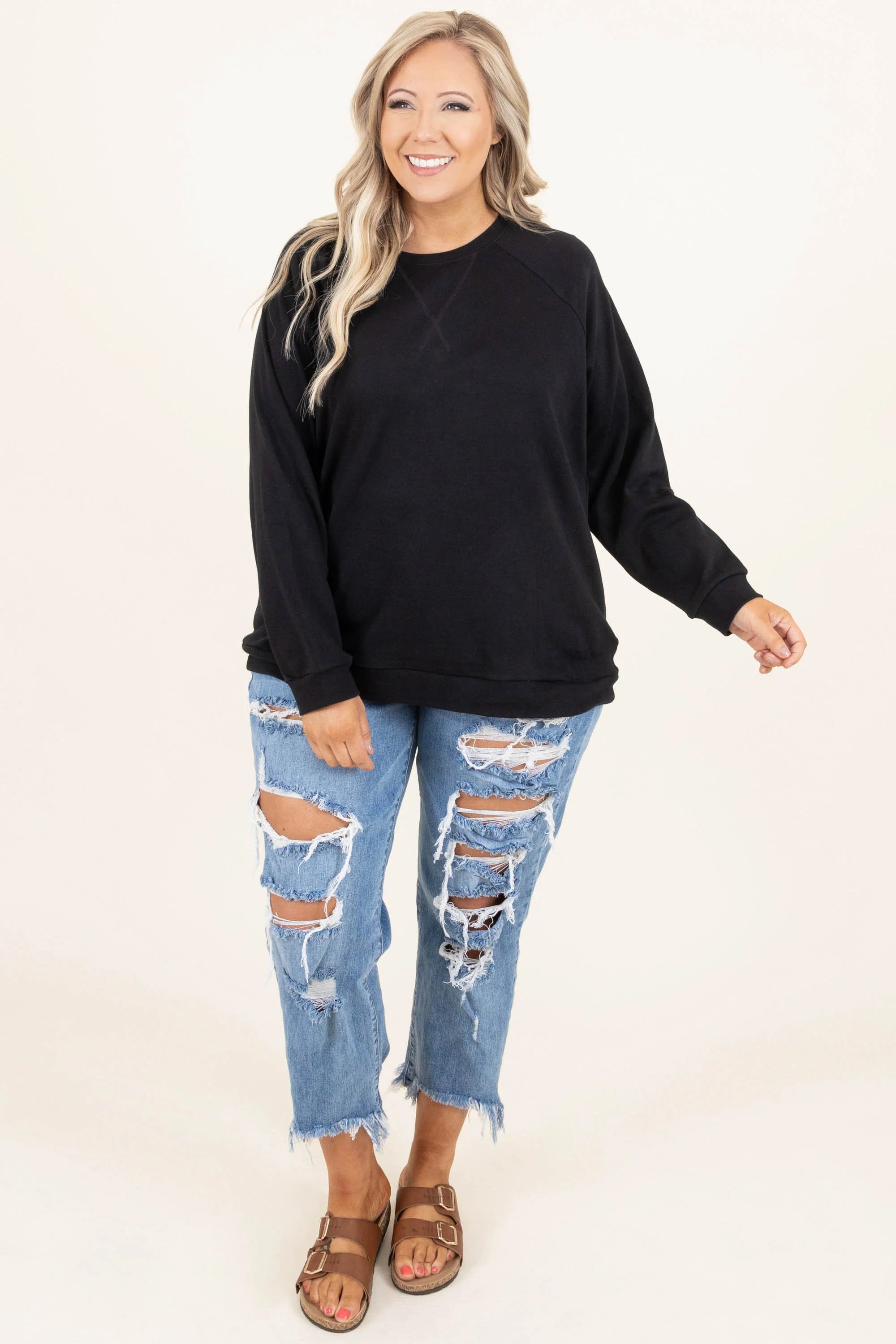 Do It Girlfriend Jeans, Medium Wash - Giverhouse