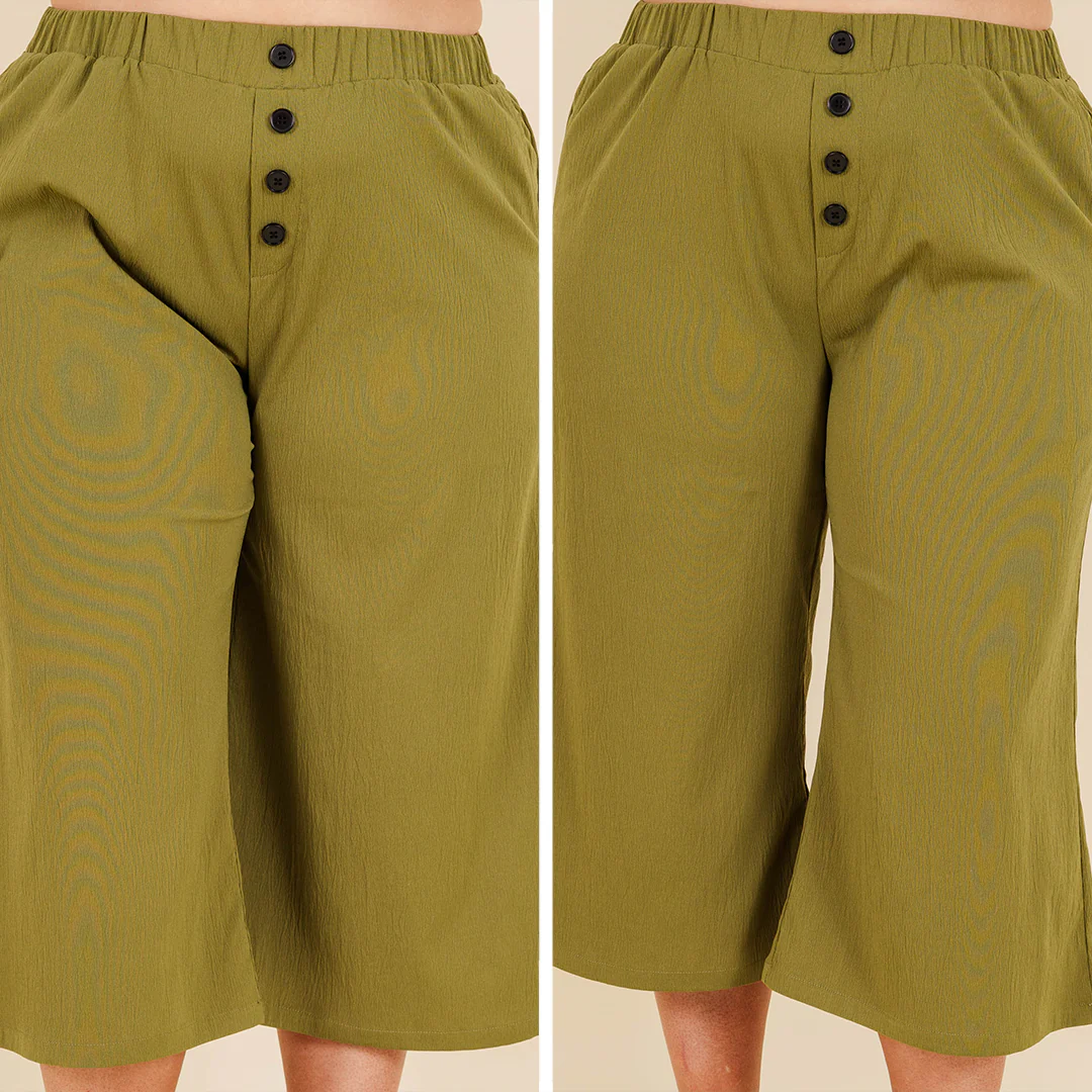 Buttons and Bells Pants, Olive - Giverhouse