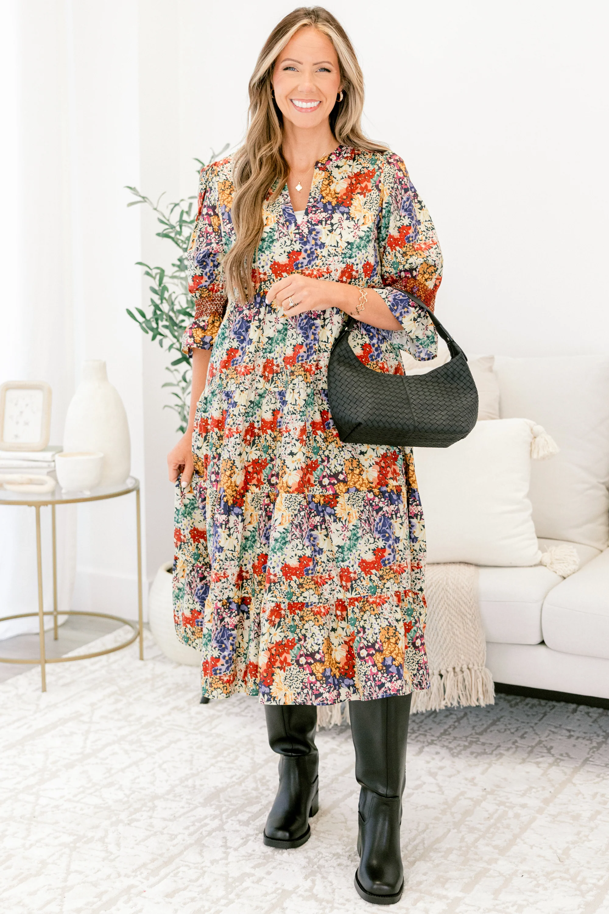 See The Truth Dress, Black Floral - Giverhouse