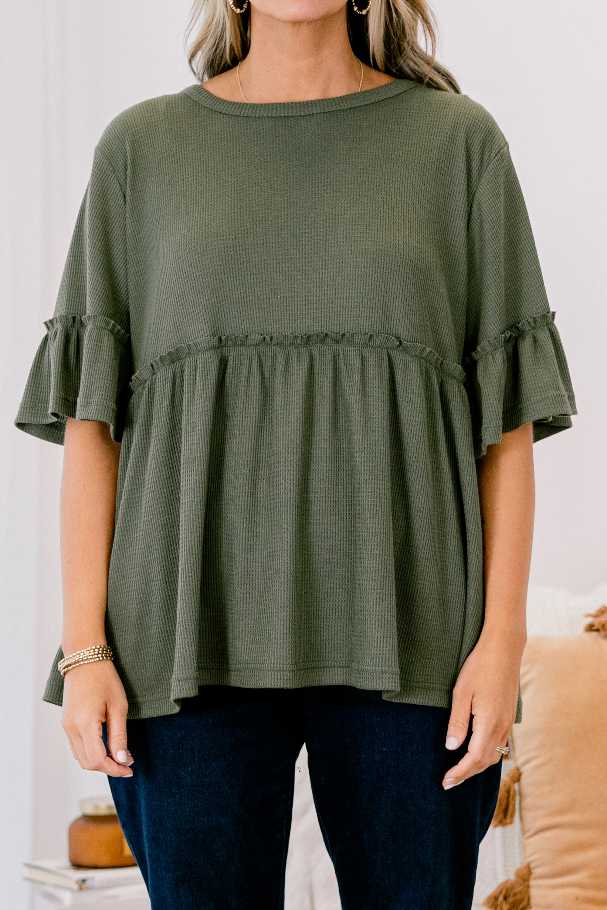Completely Yours Tunic, Olive - Giverhouse